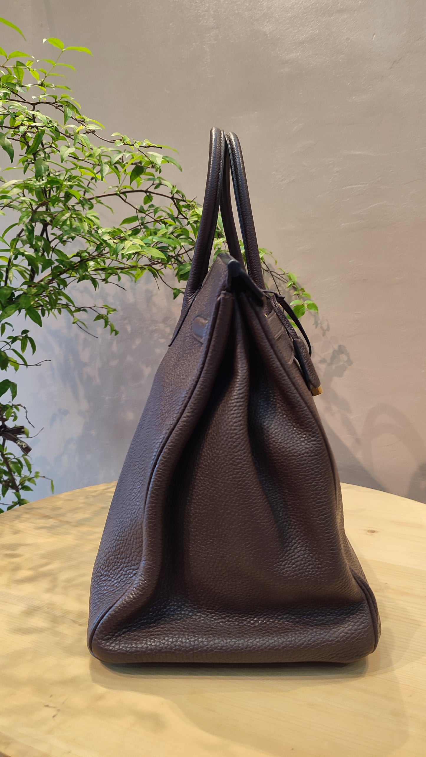 Hermes Birkin 40 Togo Rouge Stamp L Square 2008