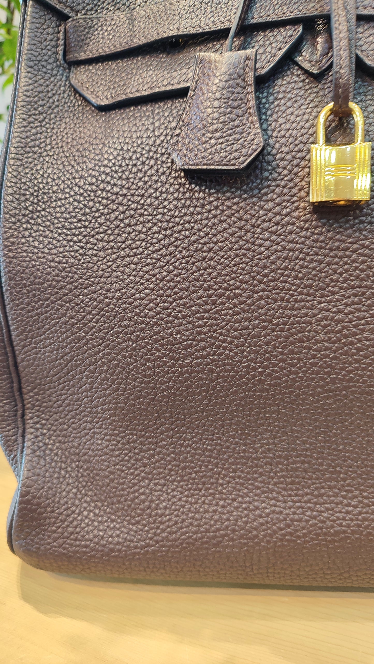 Hermes Birkin 40 Togo Rouge Stamp L Square 2008