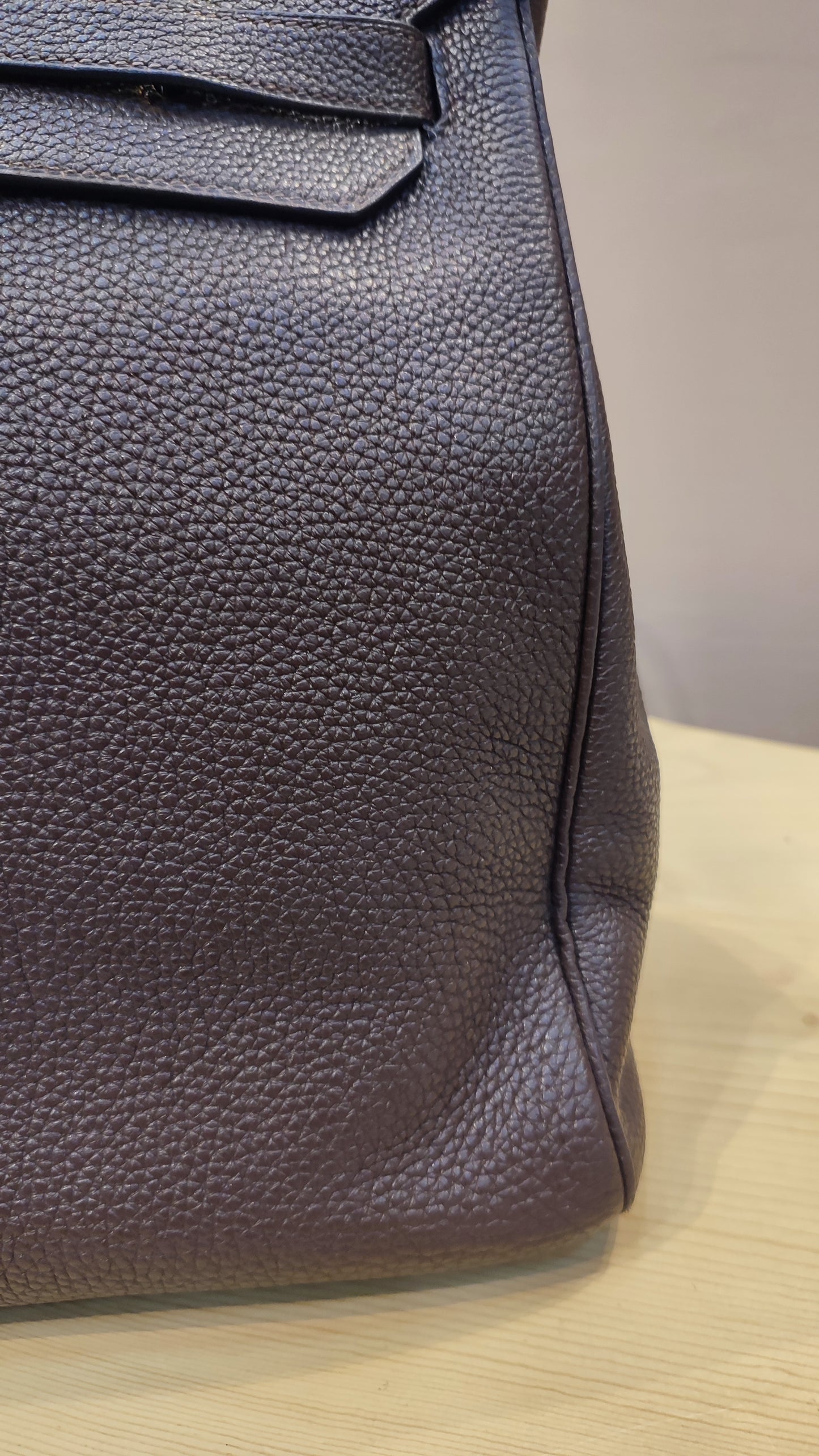 Hermes Birkin 40 Togo Rouge Stamp L Square 2008