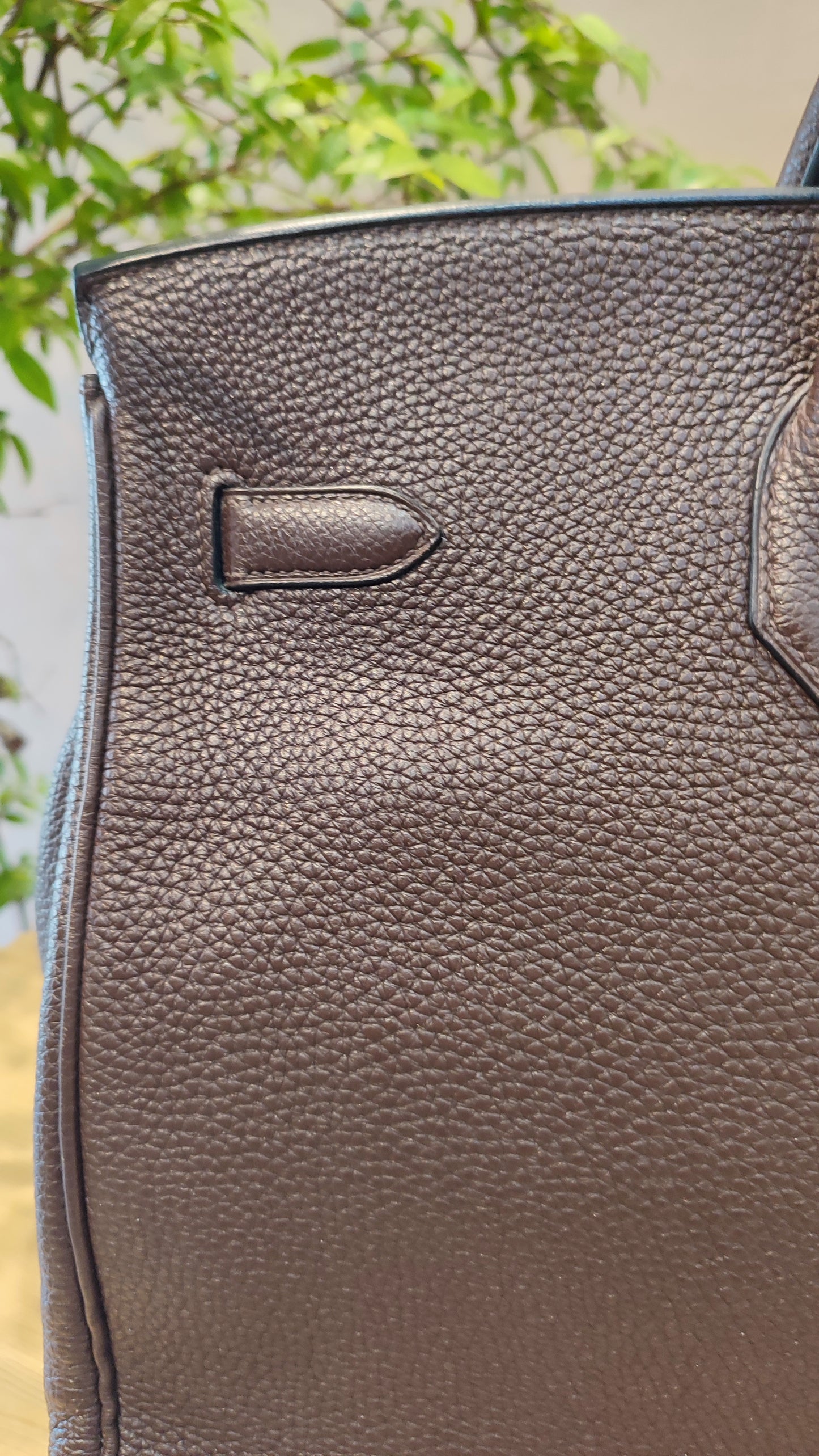 Hermes Birkin 40 Togo Rouge Stamp L Square 2008
