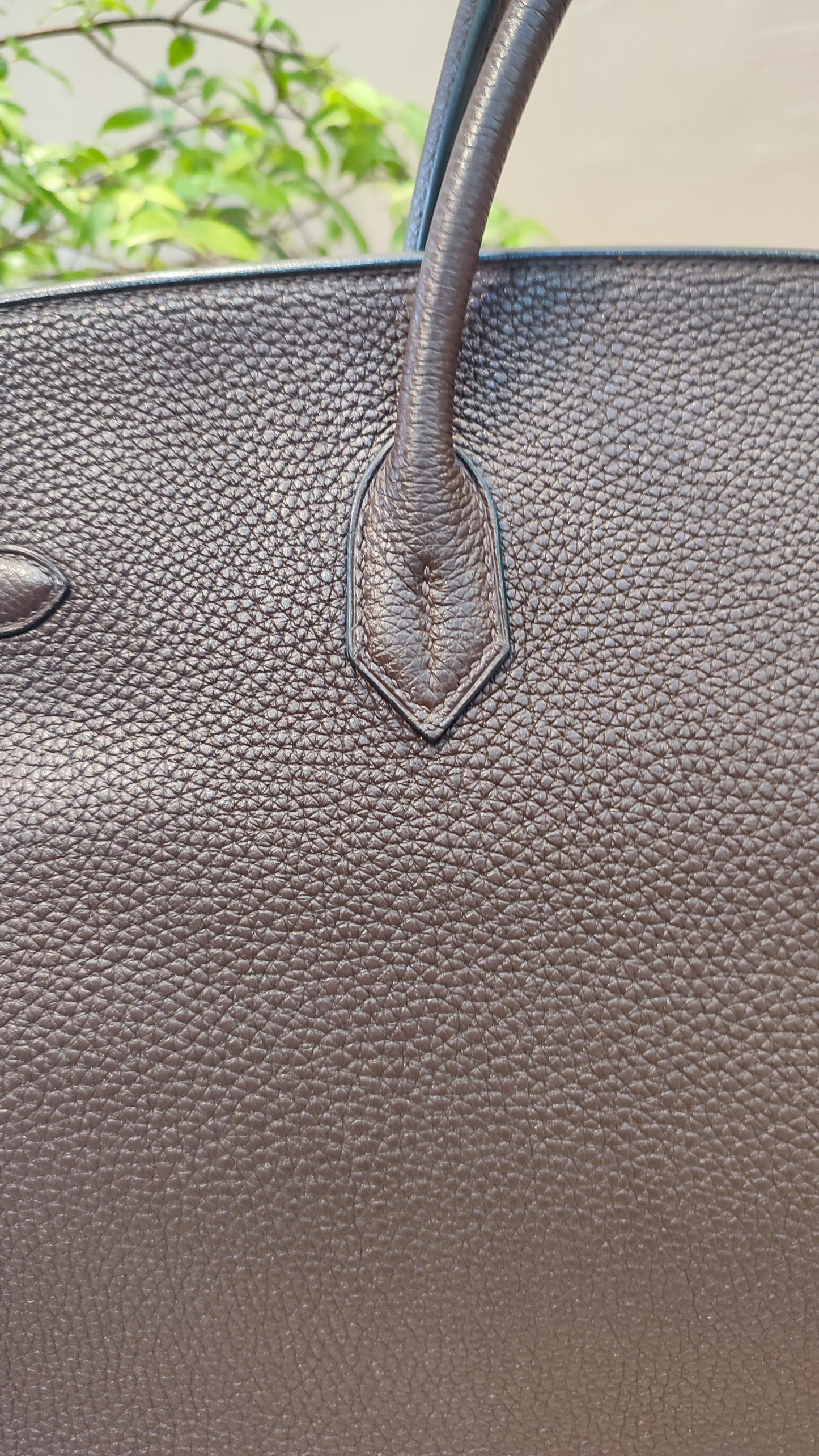 Hermes Birkin 40 Togo Rouge Stamp L Square 2008