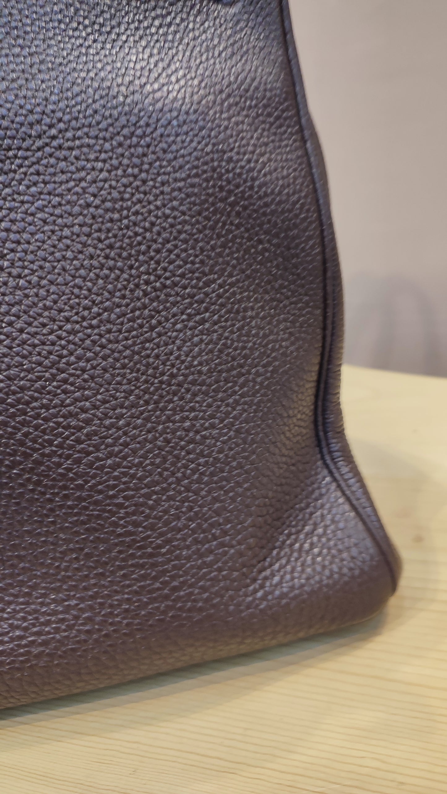 Hermes Birkin 40 Togo Rouge Stamp L Square 2008