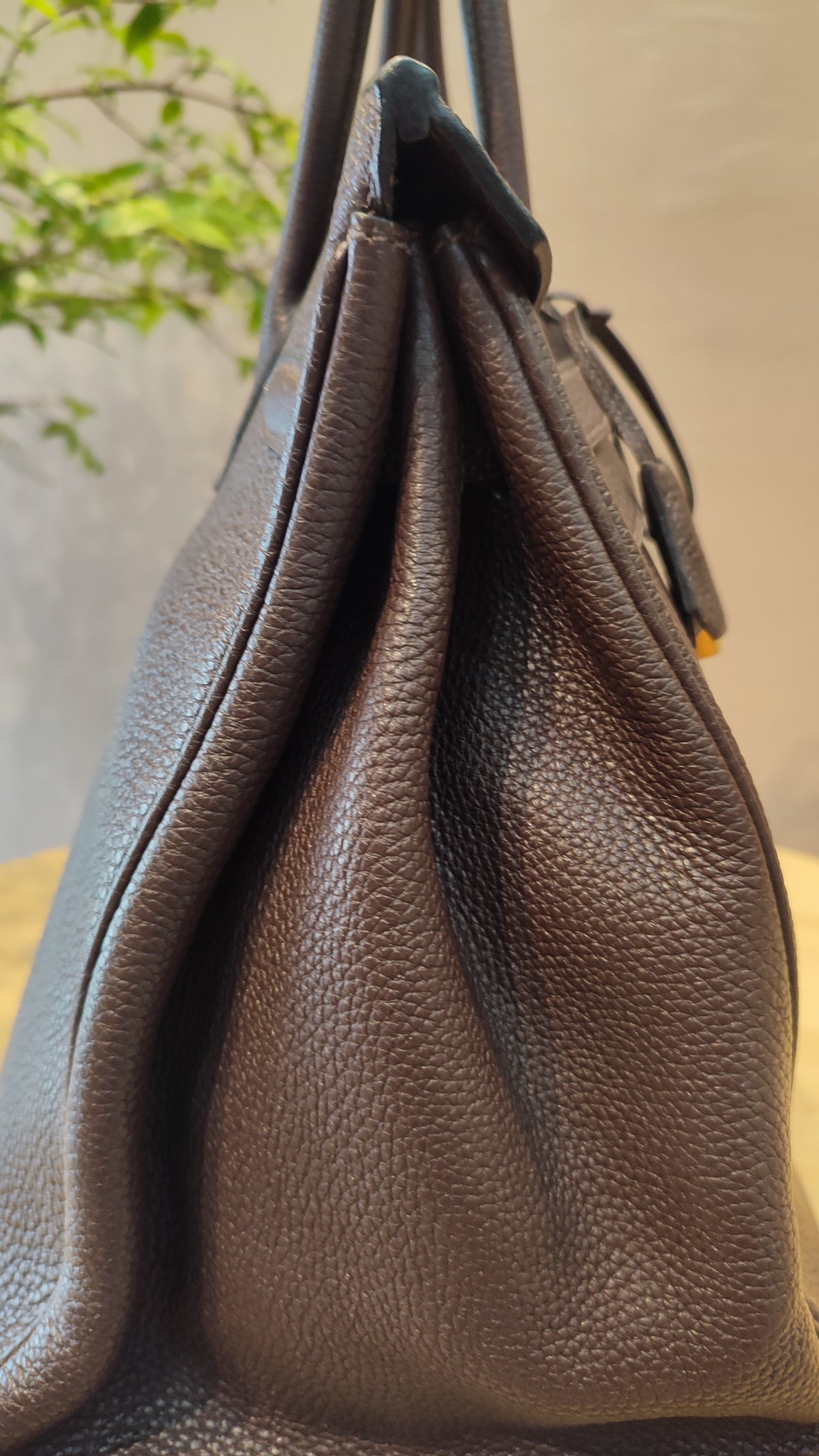Hermes Birkin 40 Togo Rouge Stamp L Square 2008