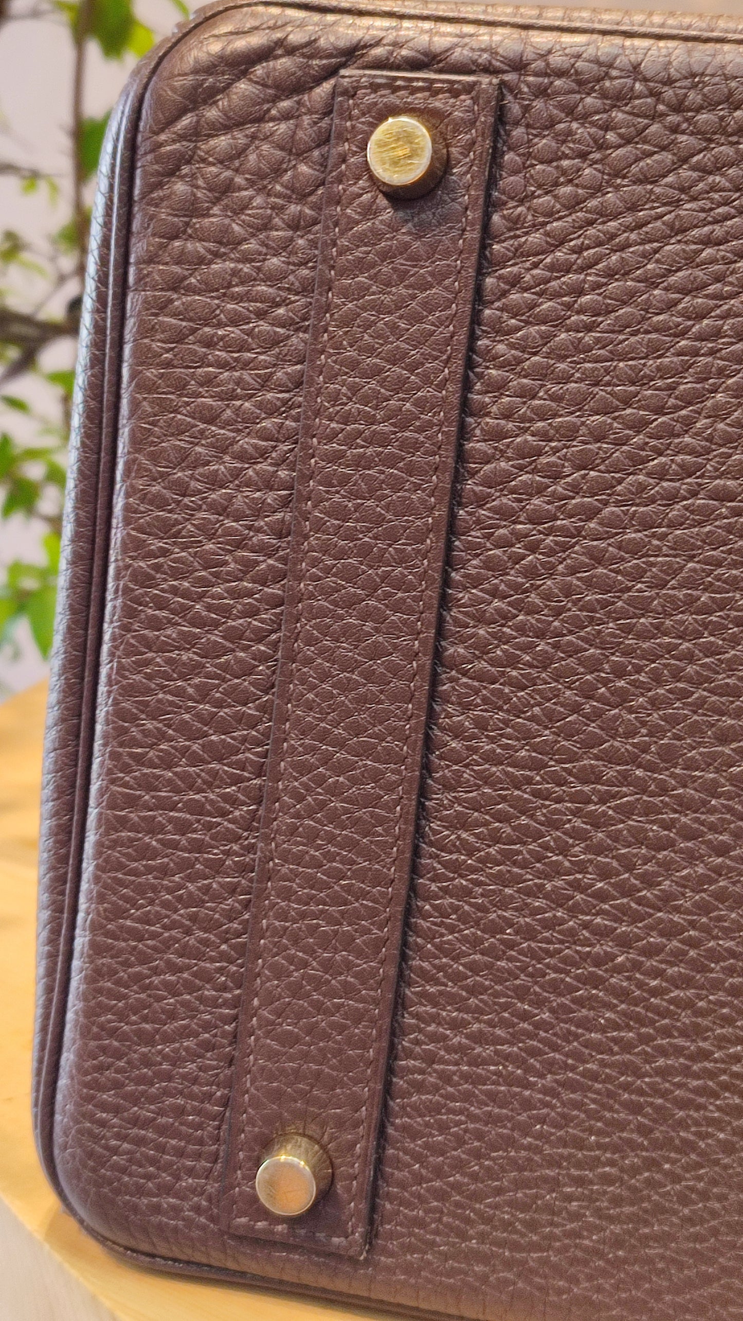 Hermes Birkin 40 Togo Rouge Stamp L Square 2008