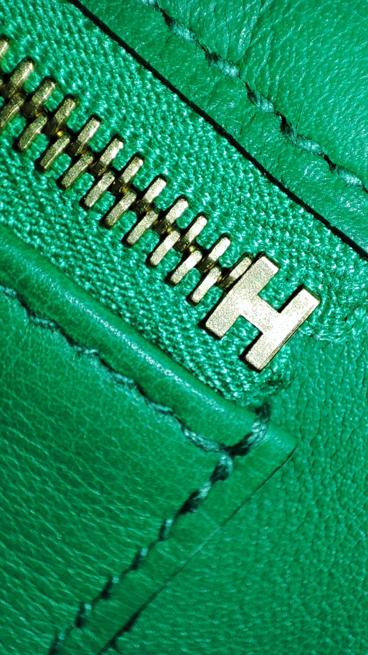 Hermes Birkin 25 Vert Vertigo Swift Stamp A 2017 Fullset