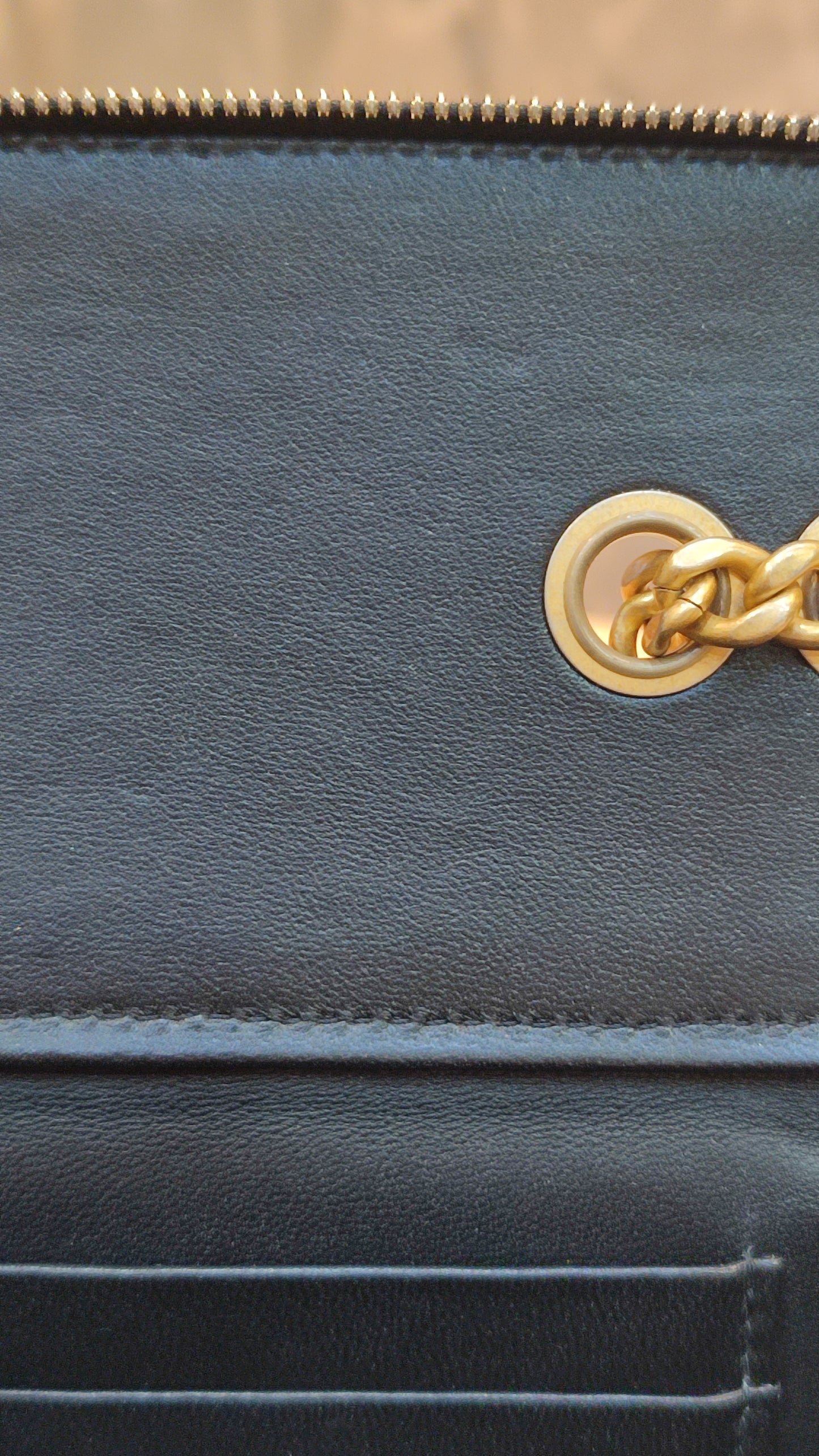Chanel Quilted Lambskin Black Vanity Microchipped