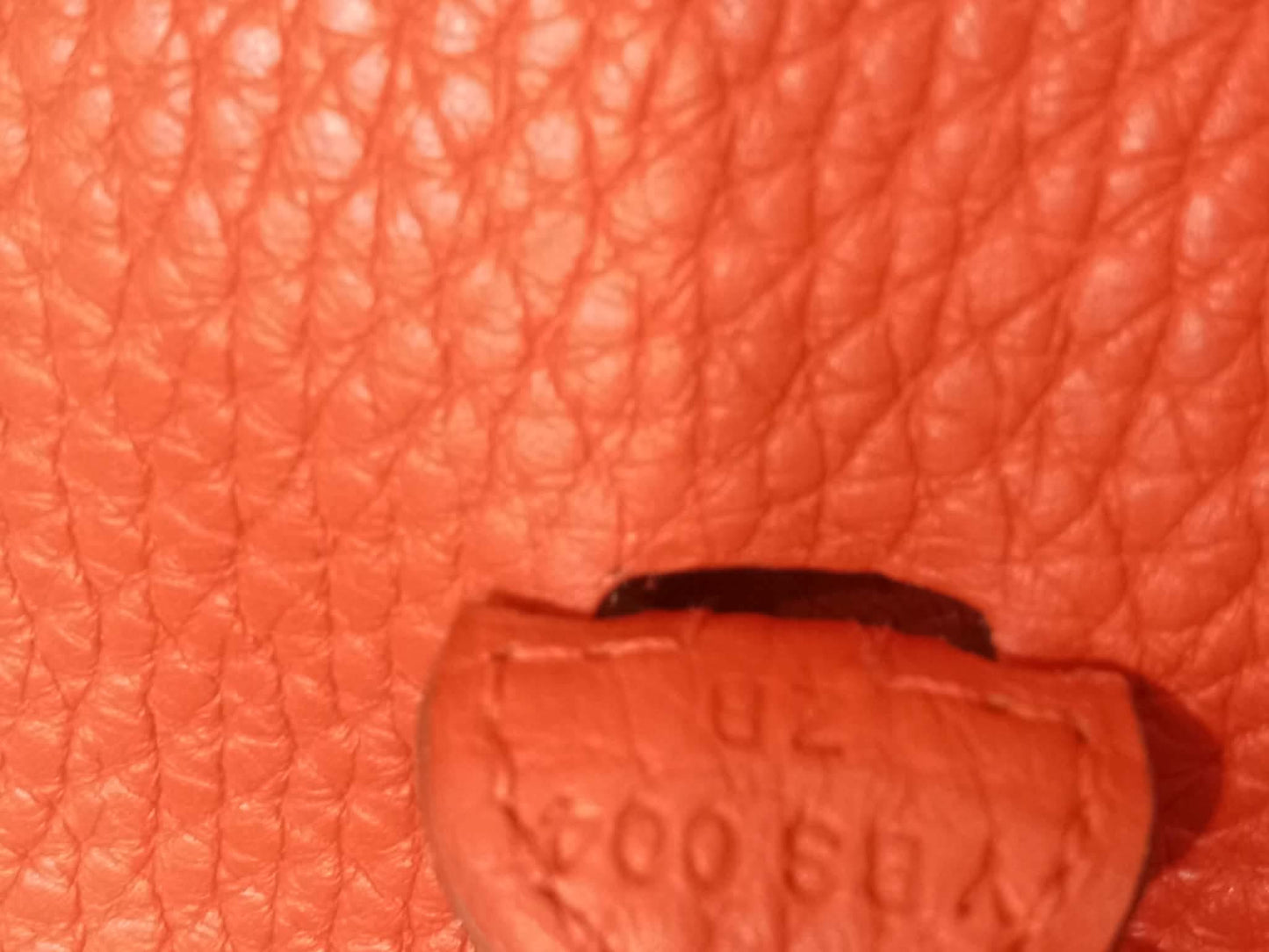 Hermes MIni Evelyne Orange Clemence Stamp Y 2020