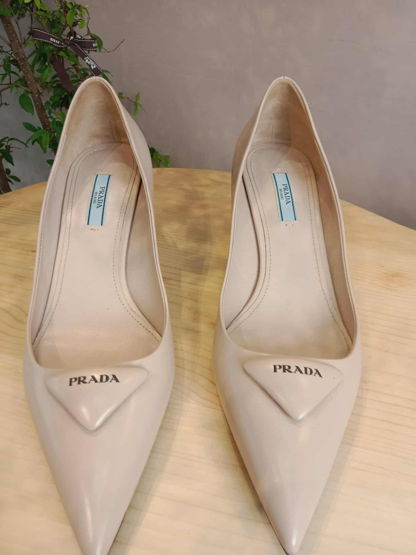 Prada Nude Heels Size 39