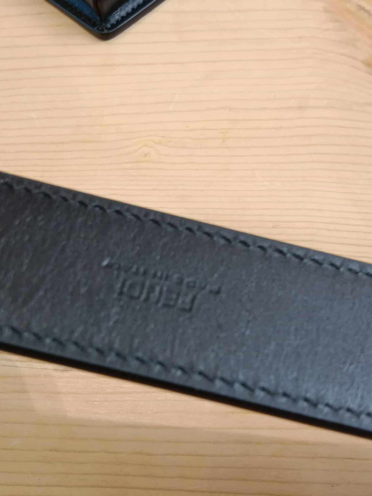 Fendi Belt Two Pouch Black