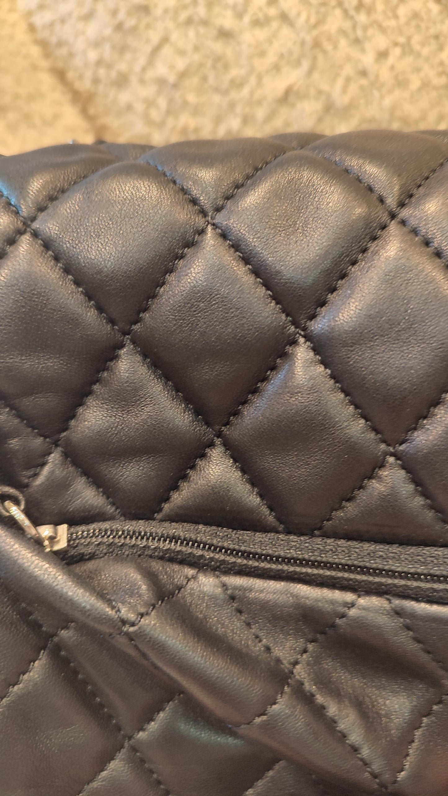 Chanel Coco Rain Single XXL Flap Lambskin Black Series 14