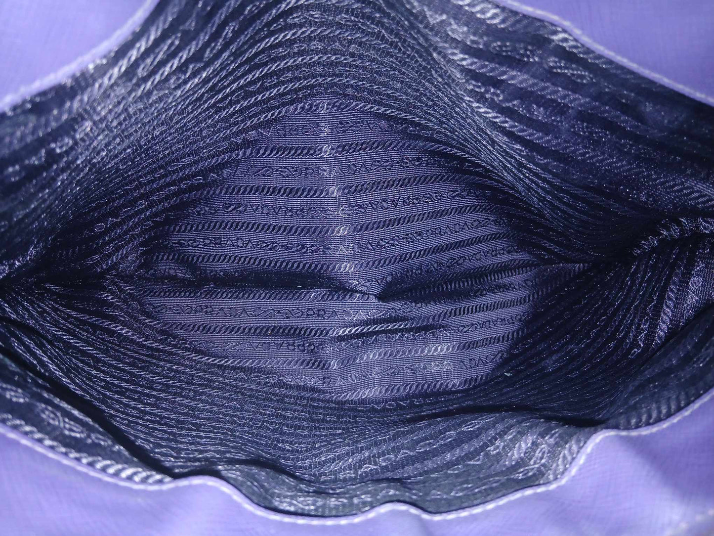 Prada Galleria Saffiano Purple Bag