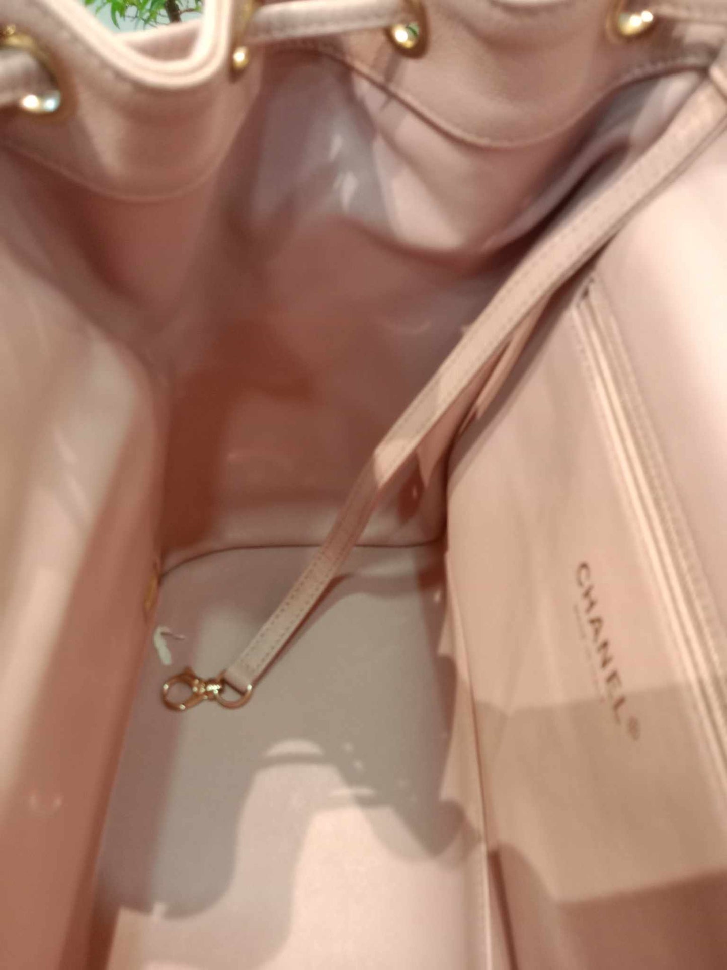 Chanel Quilted Caviar Business Affinity Light Pink Backpack Series 25