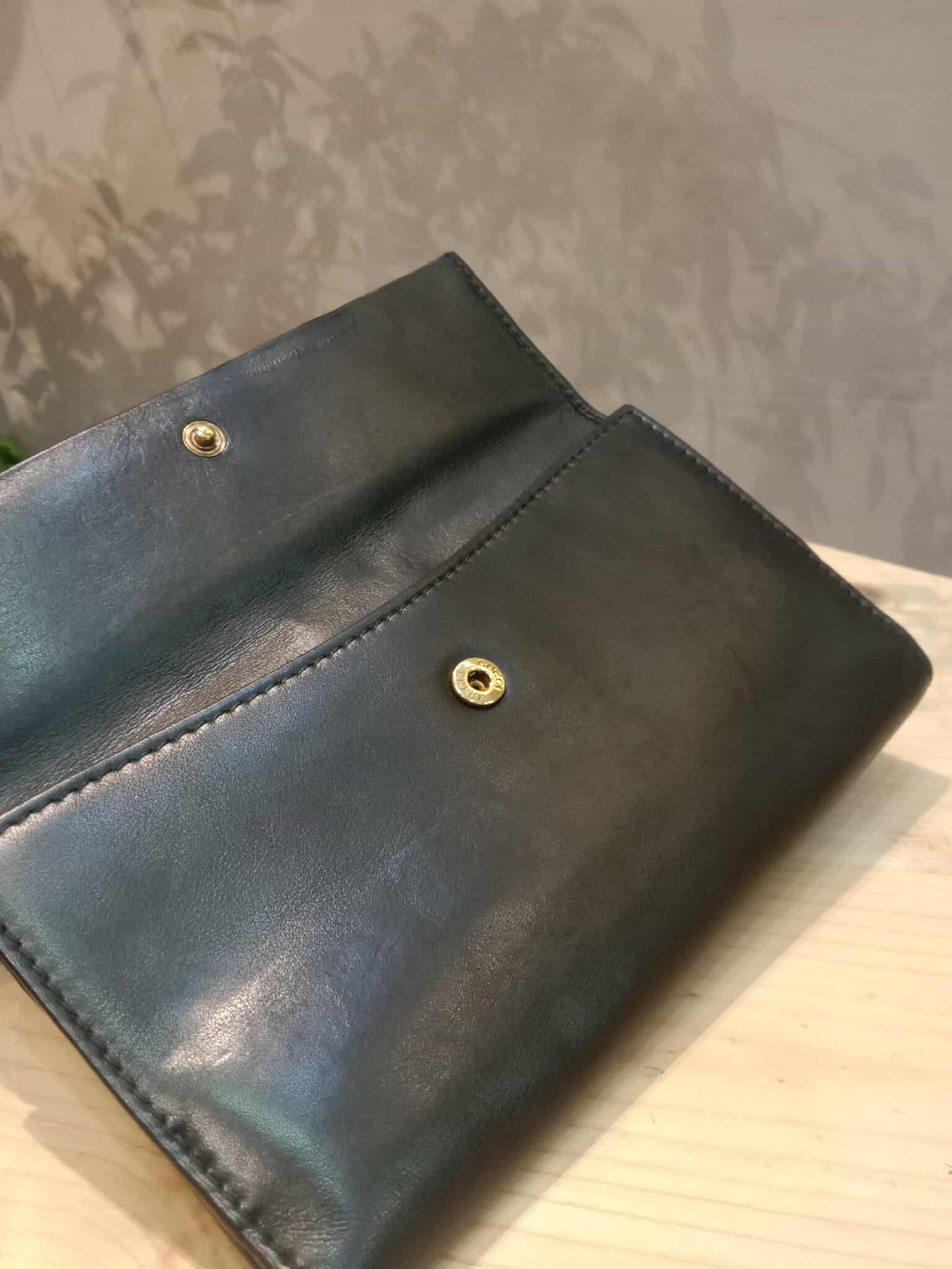 Gucci GG Marmont French Continental Wallet Black