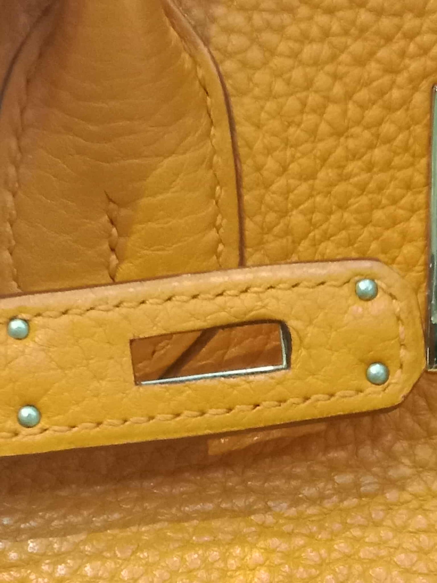 Hermes Birkin 35 Poppy Orange Clemence Stamp L Square 2008