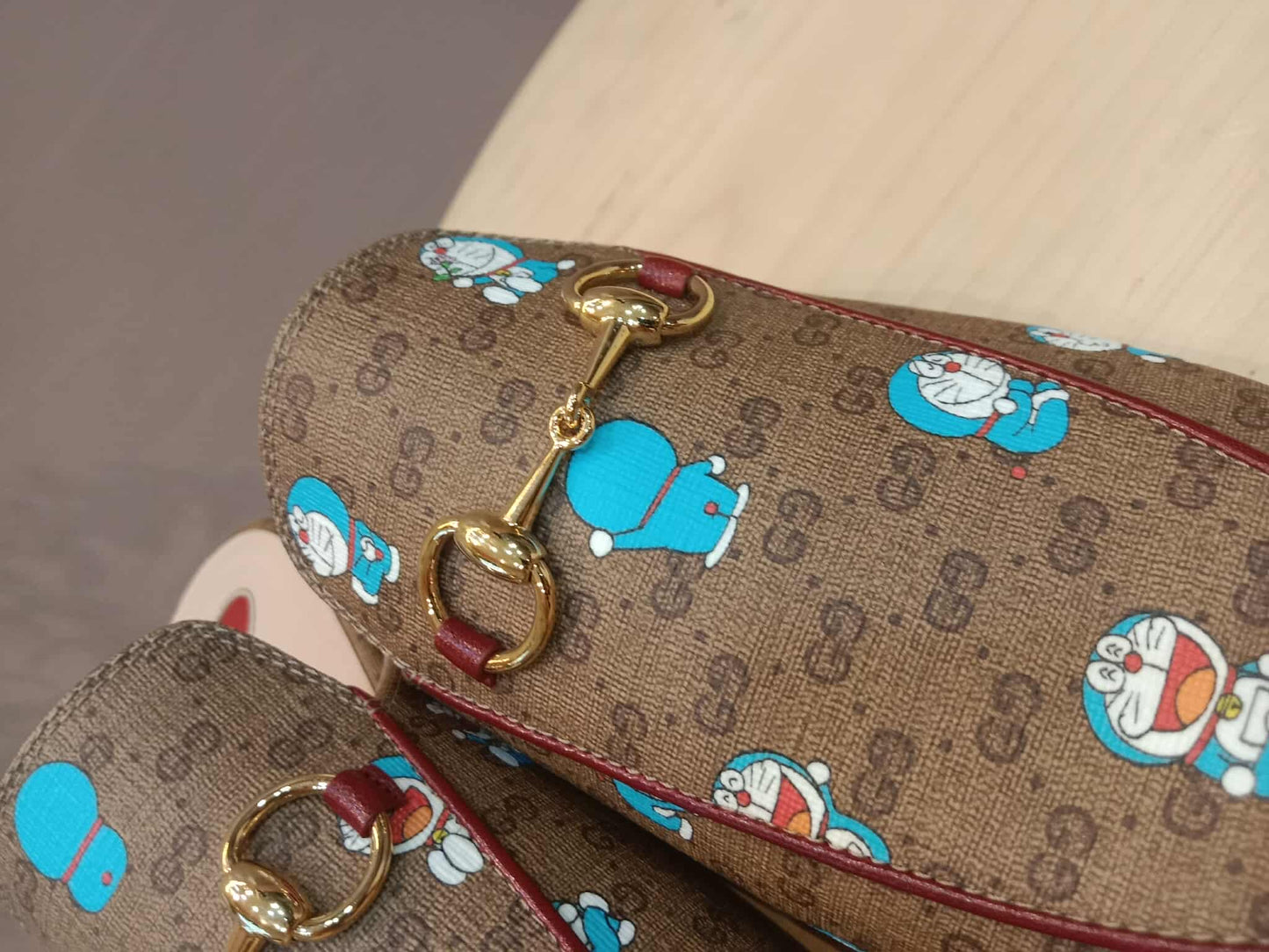 Gucci Doraemon Collaboration Horsebit Mules Size 37