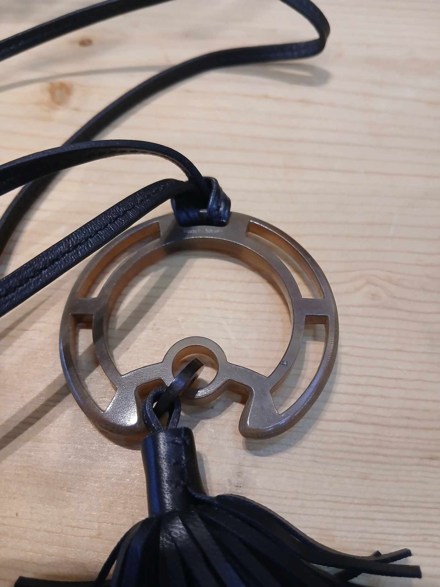 Hermes Carmen Necklace Black