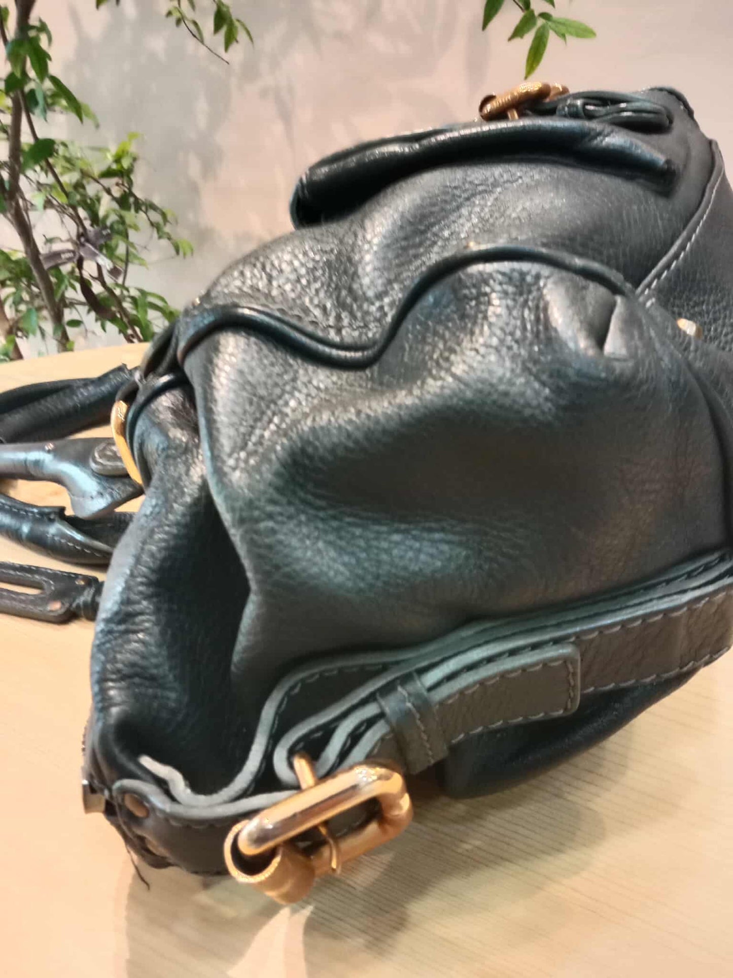 Chloe Paddington Leather Handbag Black