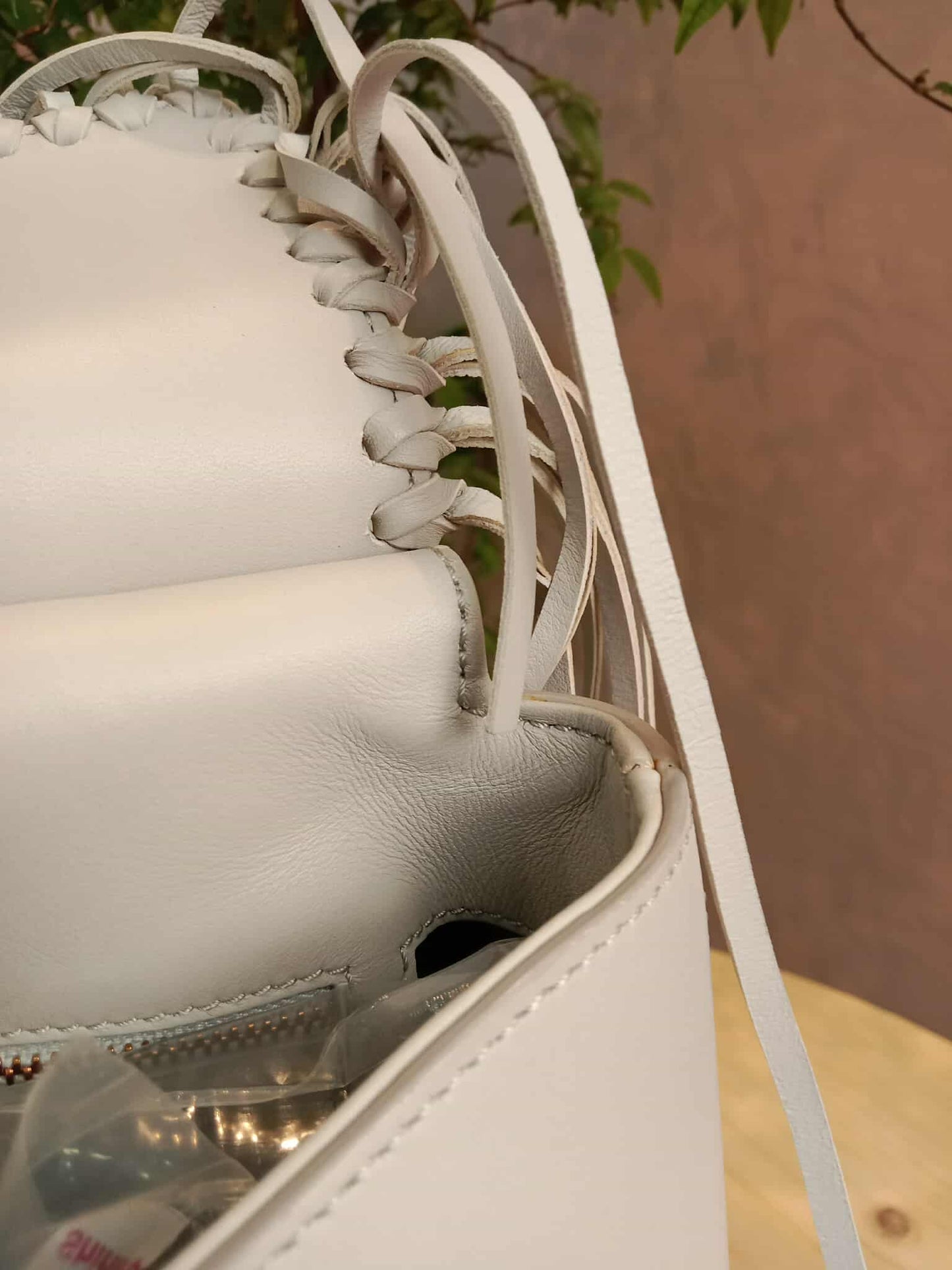 Roger Vivier Gray Frill Bag