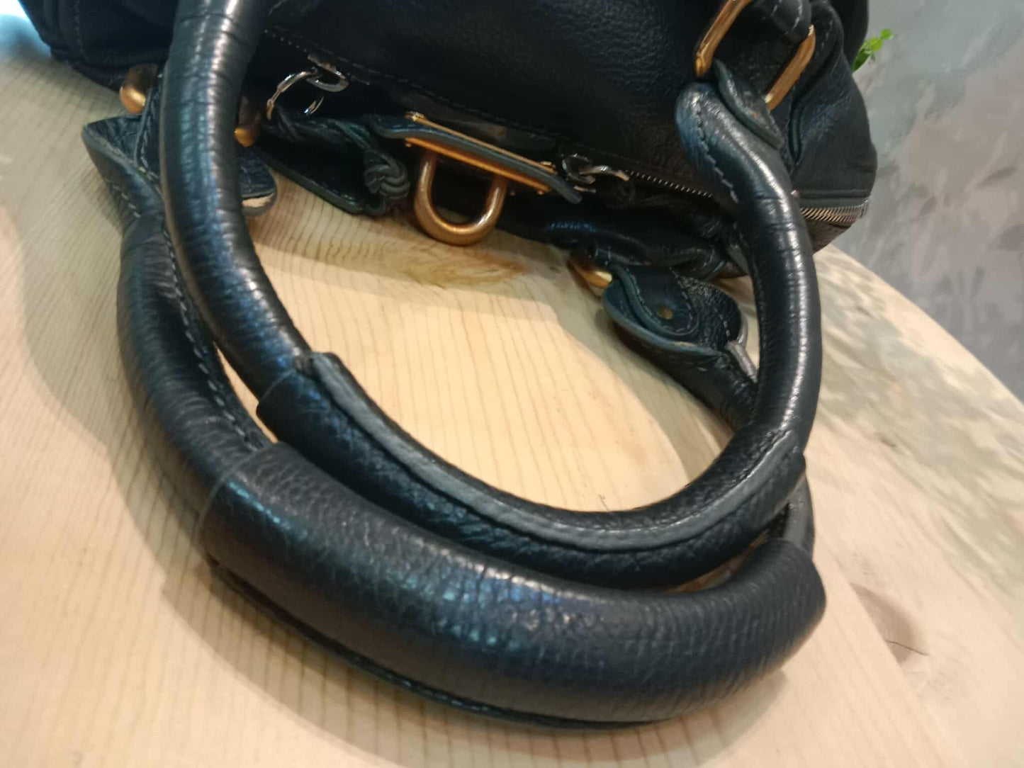Chloe Paddington Leather Handbag Black