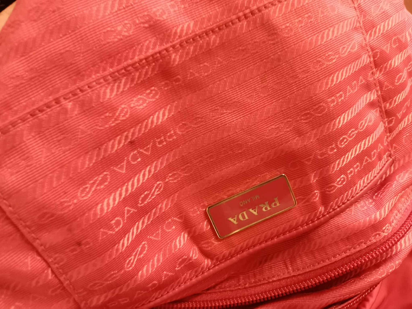 Prada Pink Tessuto Nylon/Leather Messenger Bag