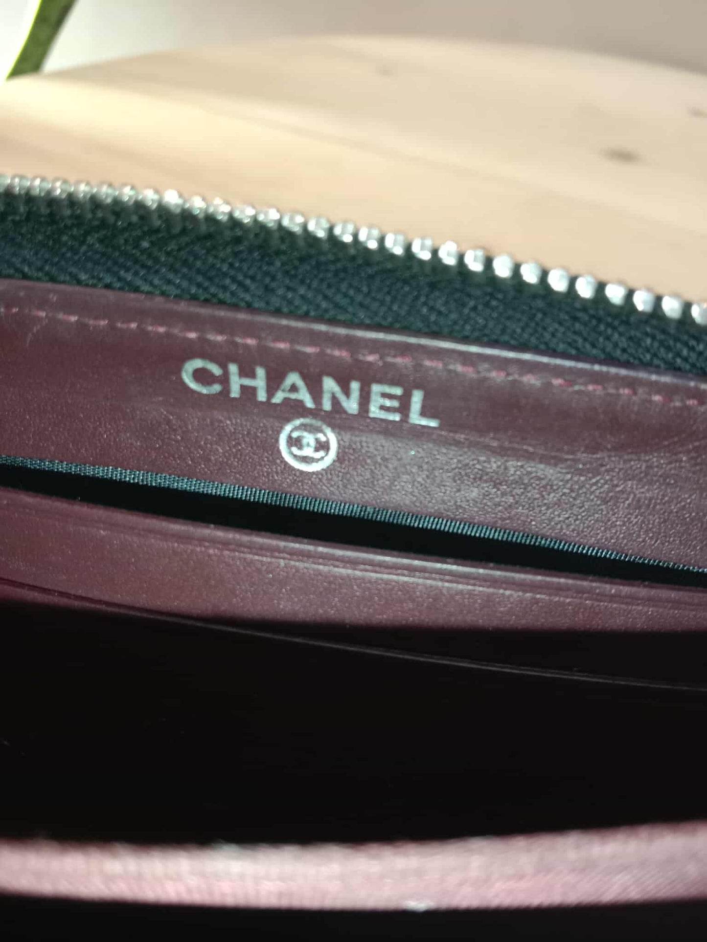 Chanel Long Zipped Wallet Caviar Black Series 19