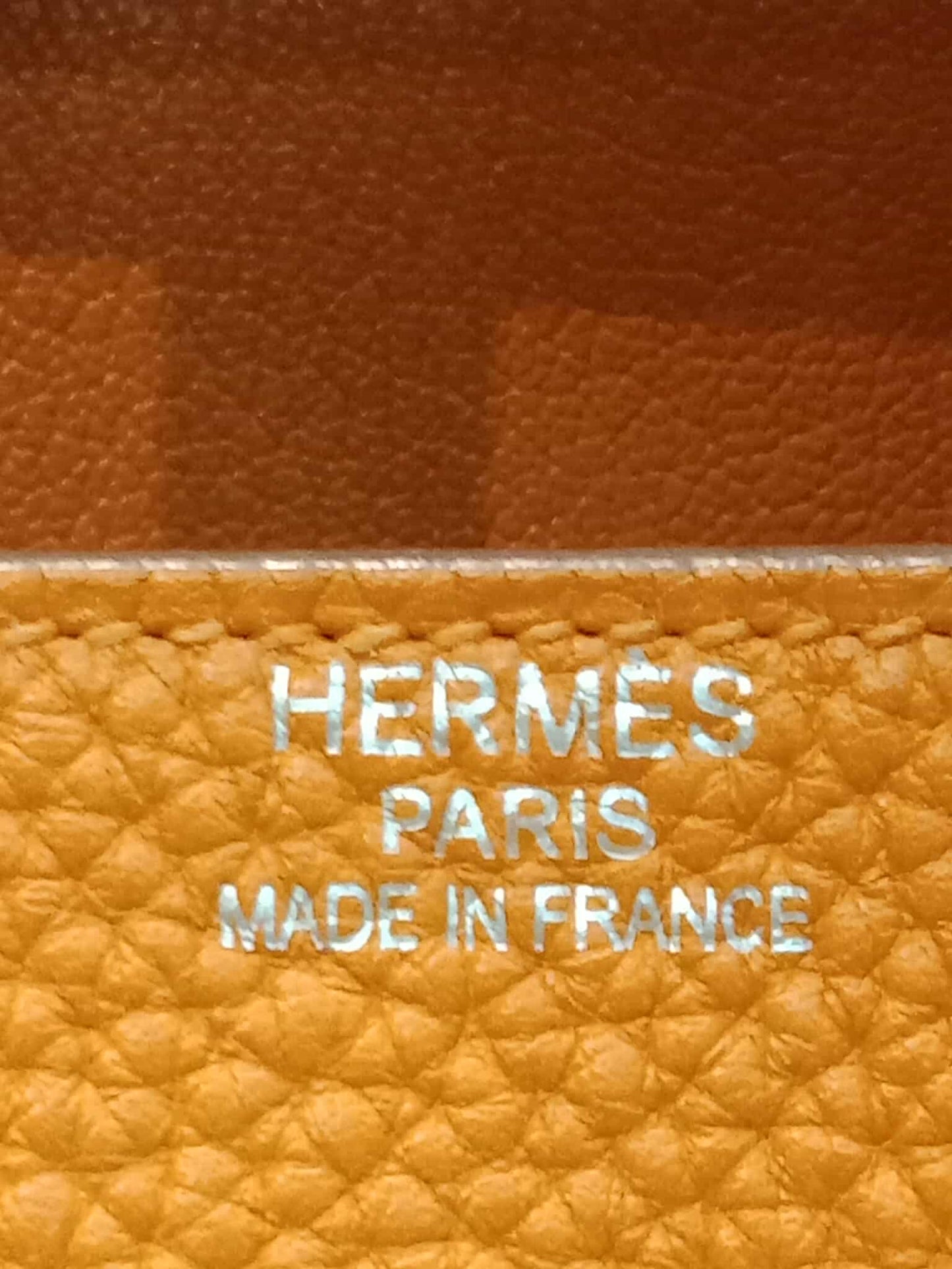 Hermes Birkin 35 Poppy Orange Clemence Stamp L Square 2008