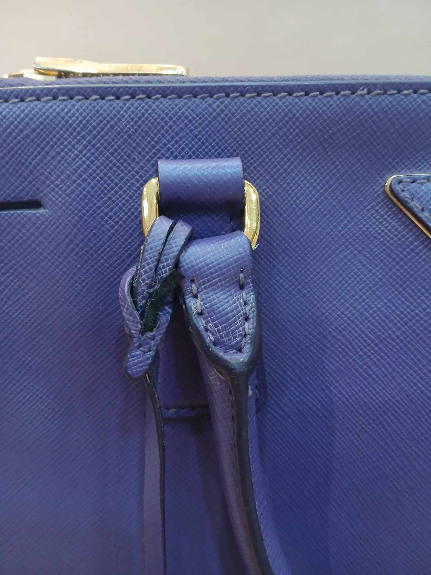 Prada Galleria Saffiano Purple Bag