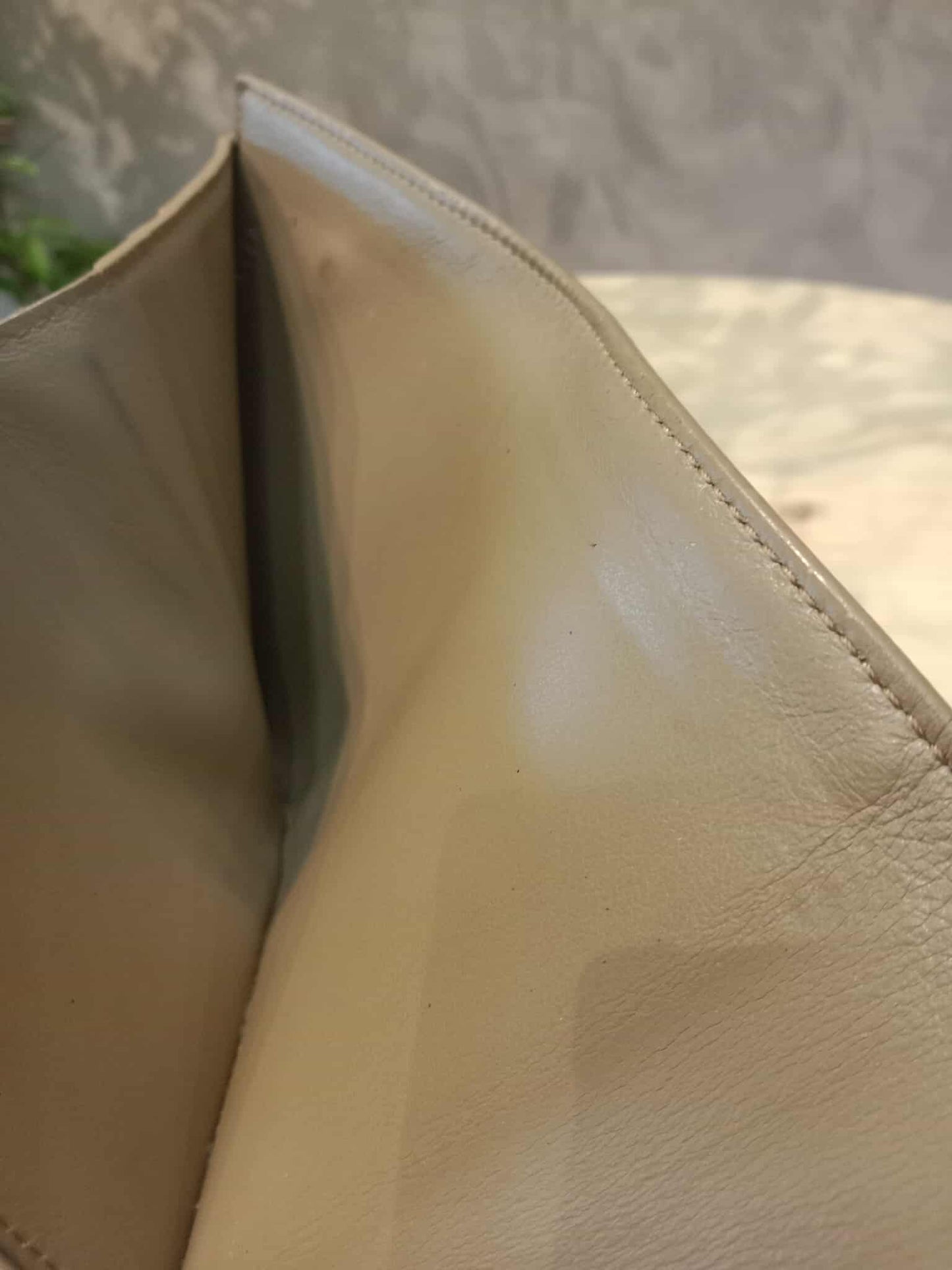 Celine Beige Trifold Wallet
