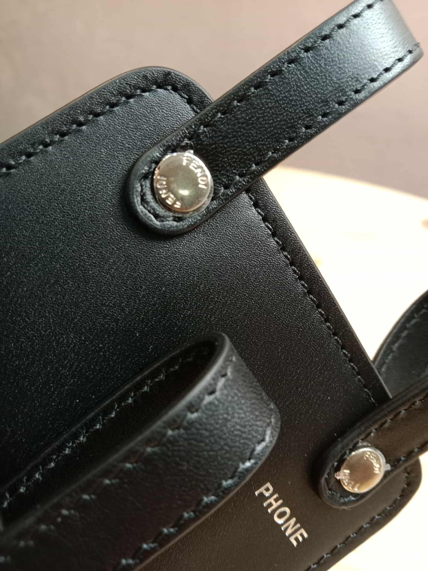 Fendi Belt Two Pouch Black