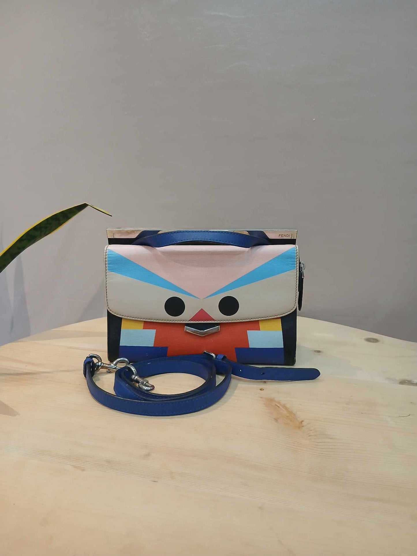 Fendi Demi Jour Bird Leather Bag