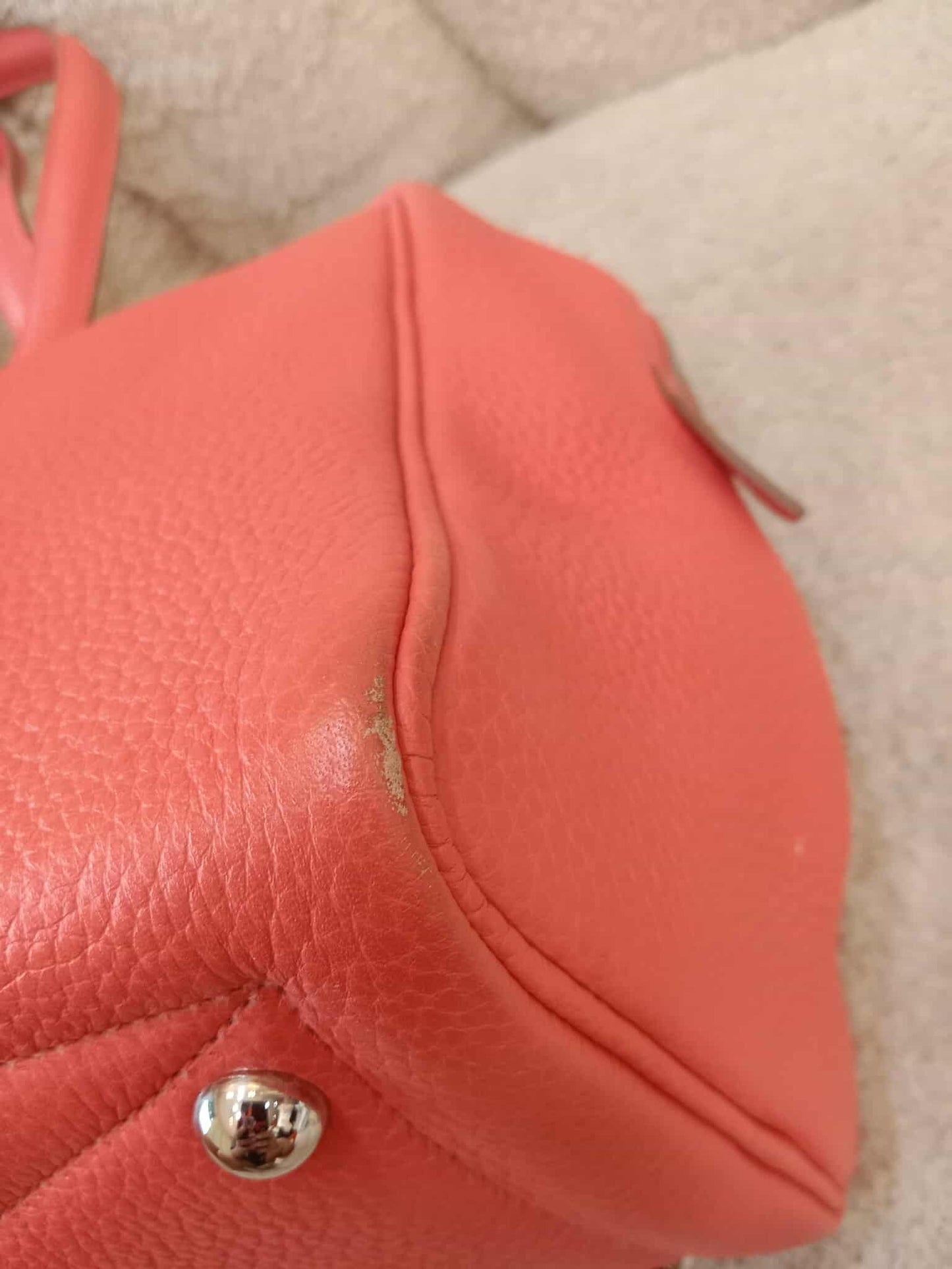 Hermes Victoria II 35 Rose Azalee Clemence Stamp P Square 2012