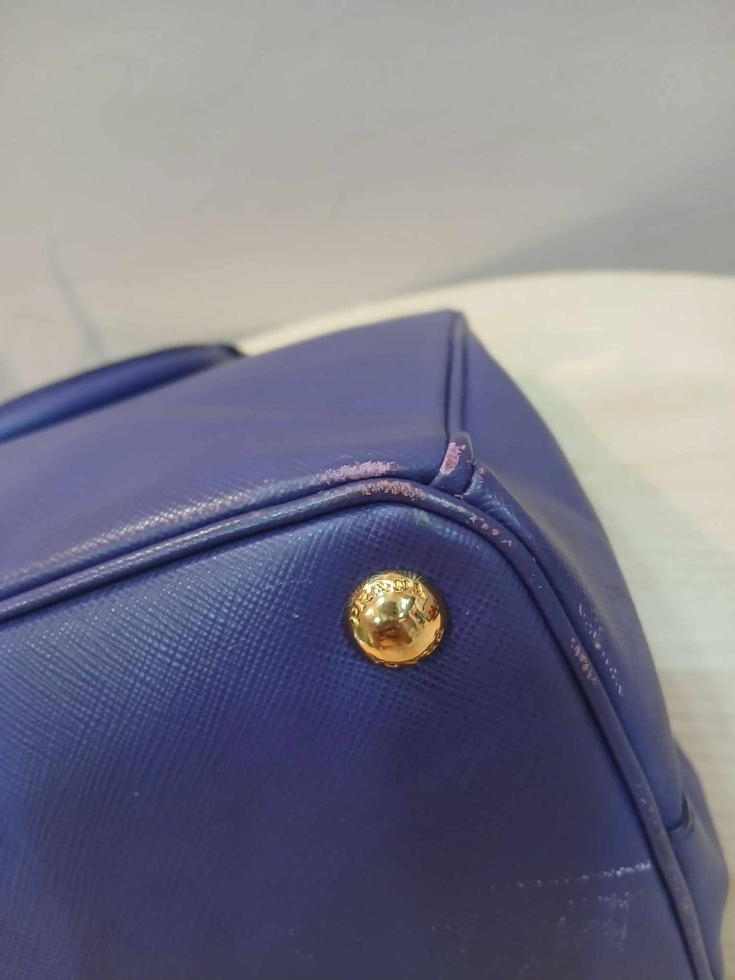 Prada Galleria Saffiano Purple Bag