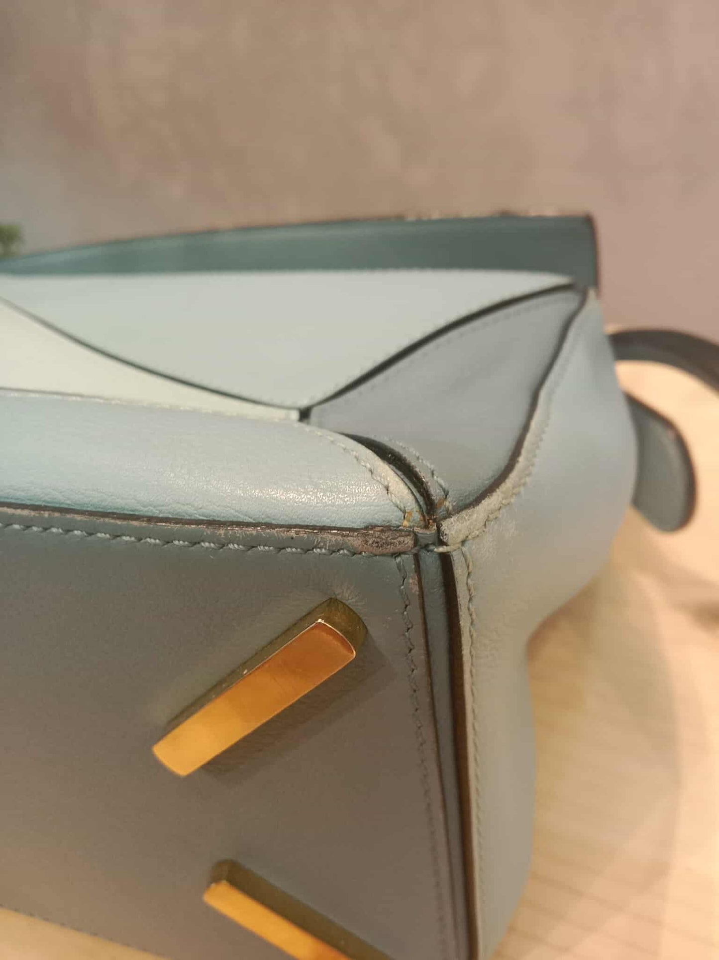 Loewe Puzzle Tricolor Blue Small