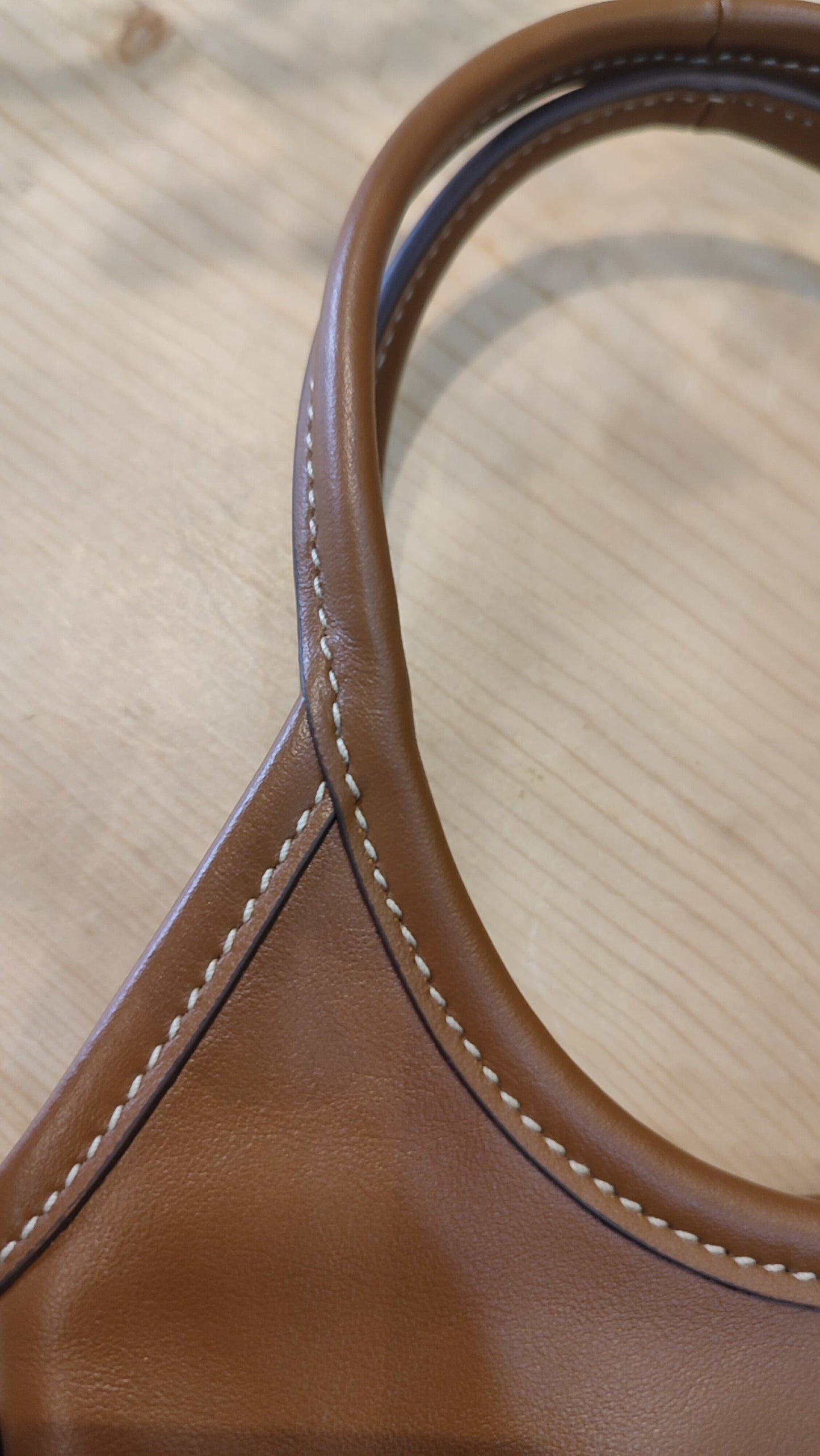 Miu Miu Ivy Tote Bag Cognac Mini Fullset