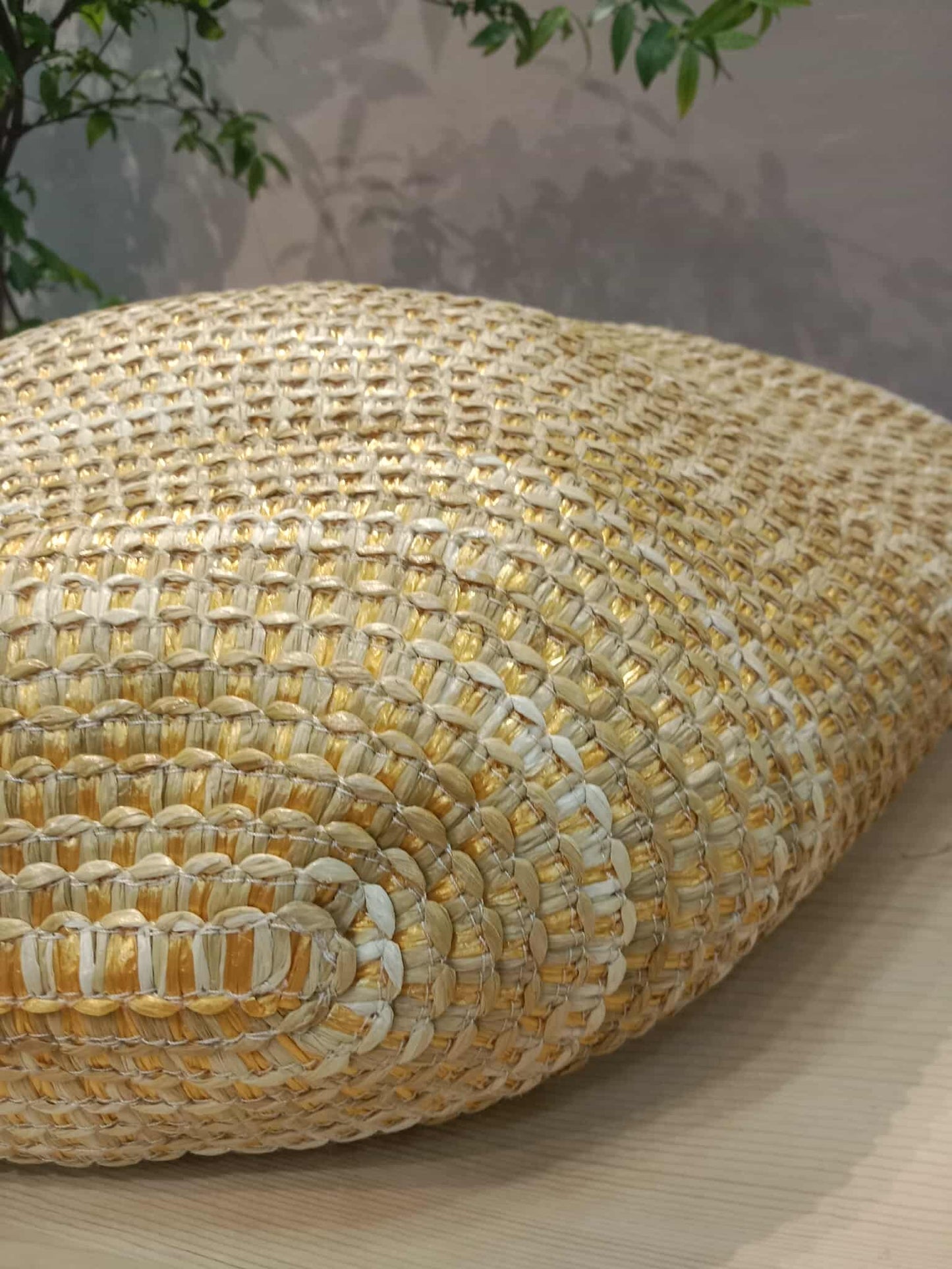 Jimmy Choo Mari Woven Raffia Tote Handbag