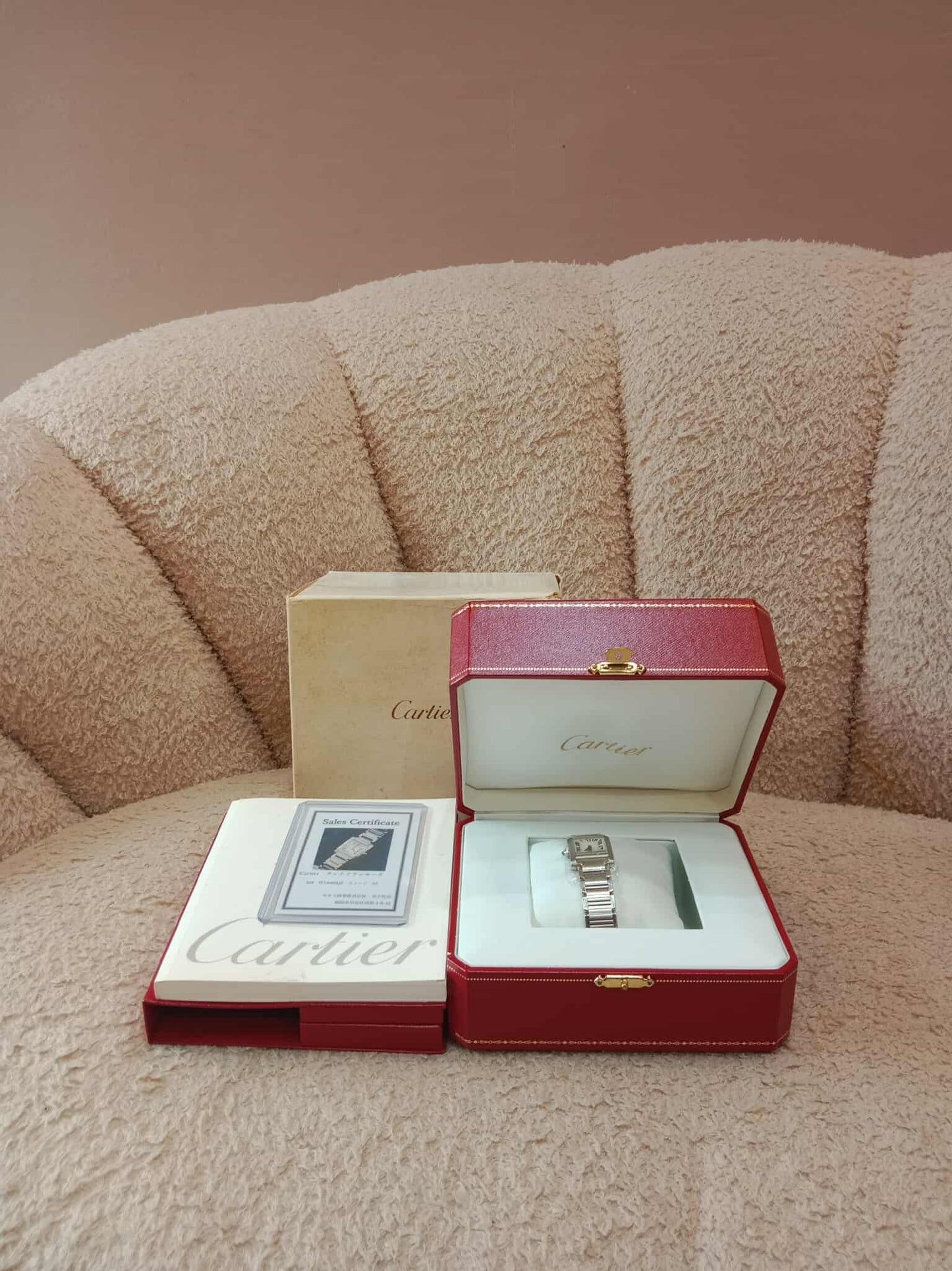 Cartier Tank Silver 20mm Watch