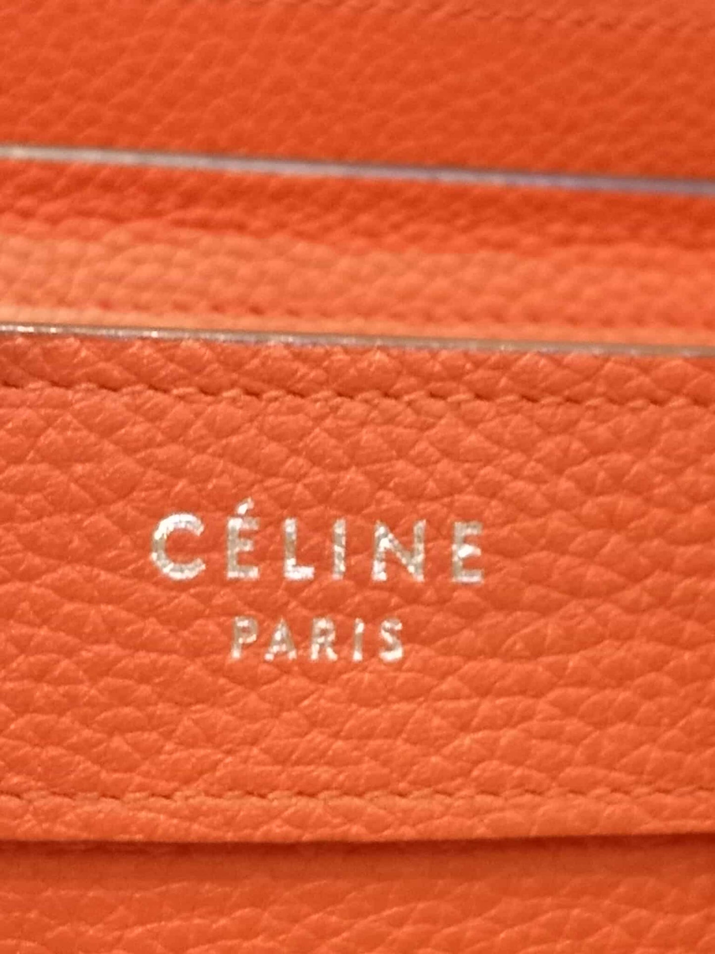 Celine Luggage Nano Red