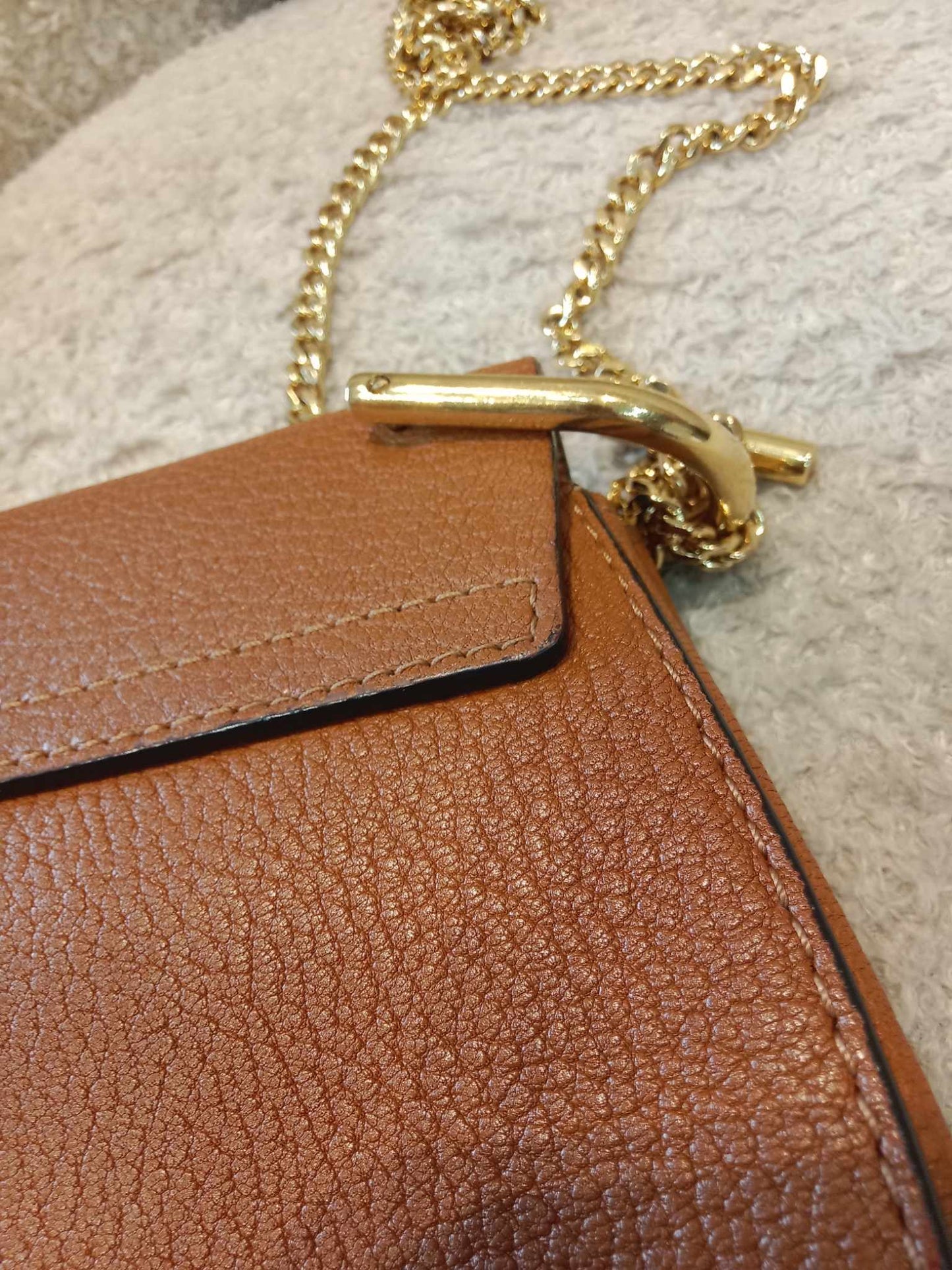 Chloe Drew Tan Bag Small