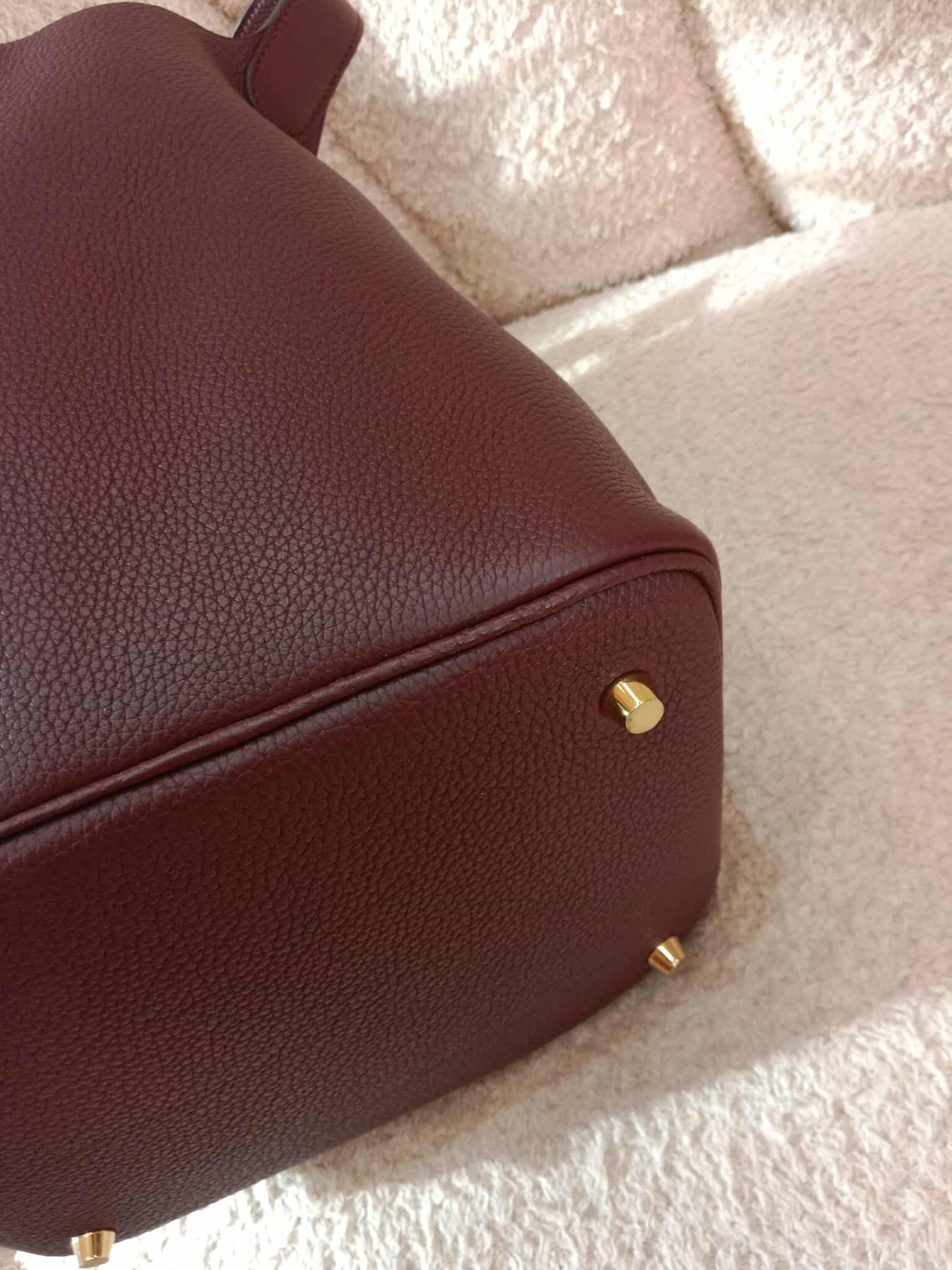 Hermes Picotin 22 Maurice Bordeaux Stamp Y 2020