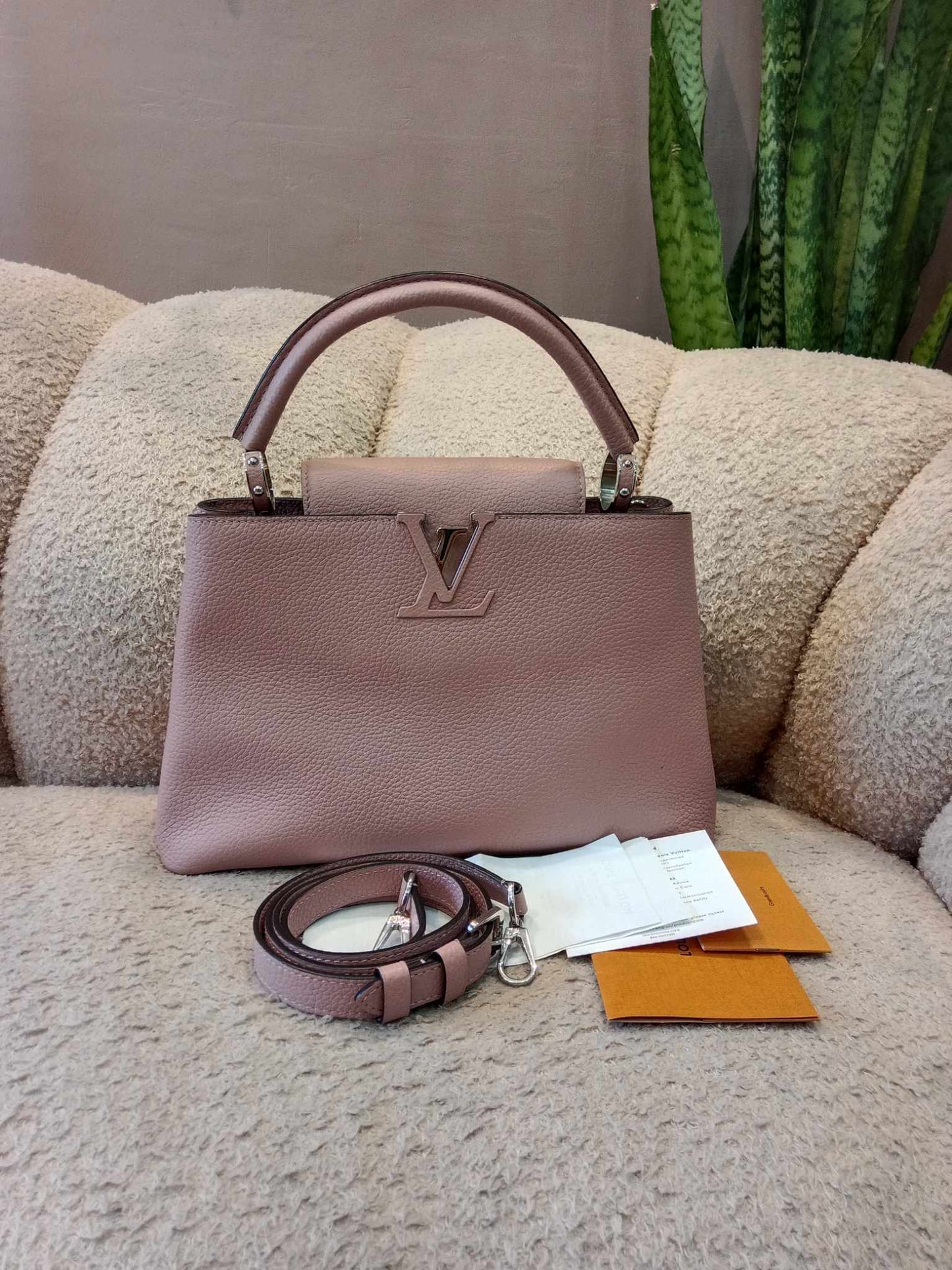 Louis Vuitton Capucine Sakura Pink PM
