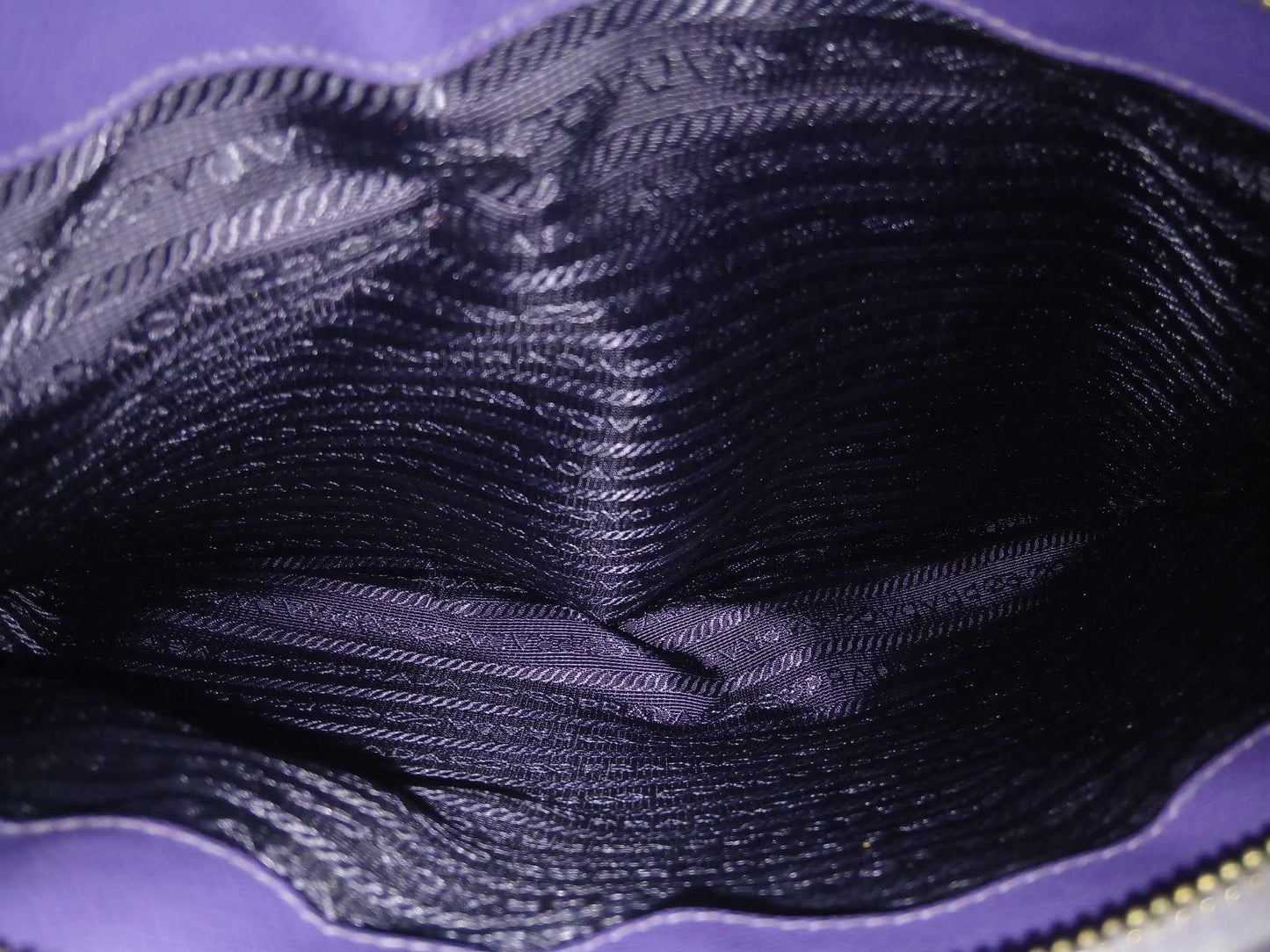 Prada Galleria Saffiano Purple Bag