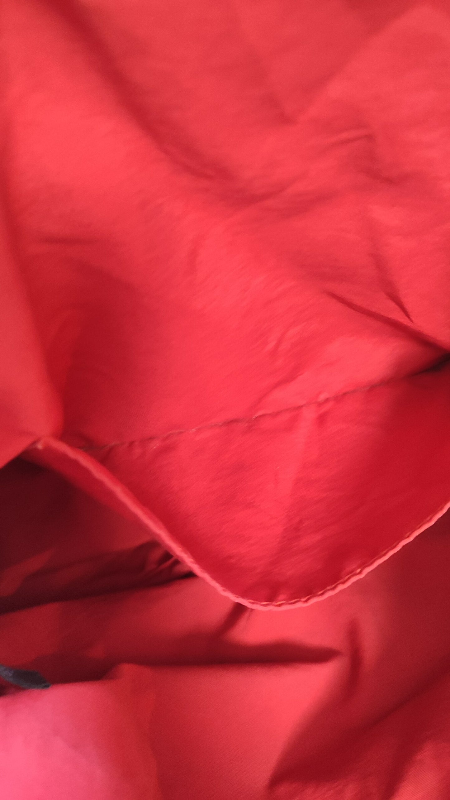Hermes Bolide Canvas Red Pouch