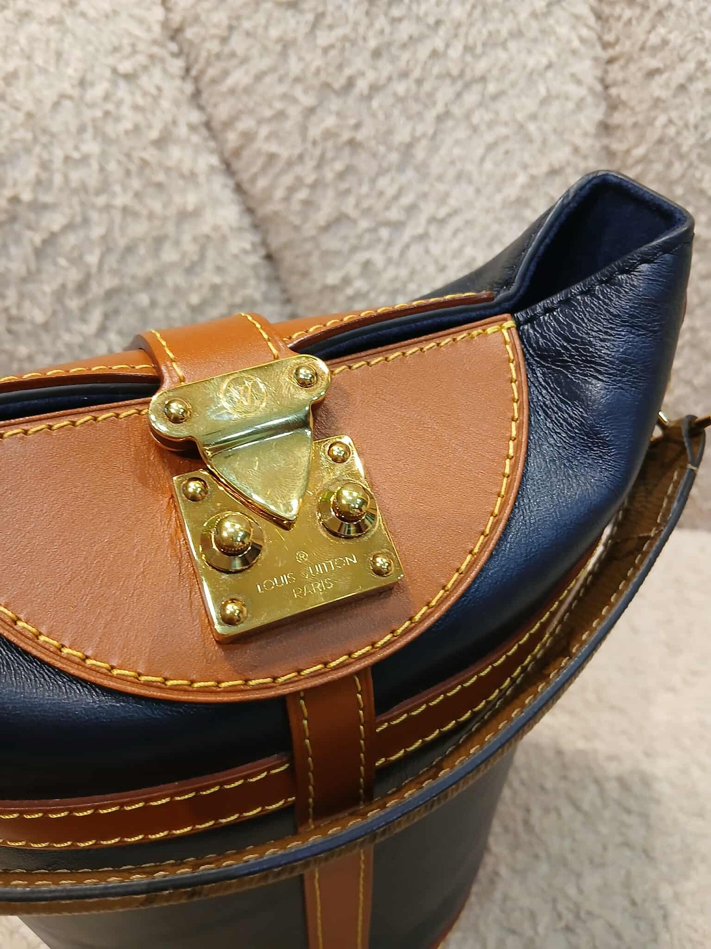 Louis Vuitton Duffle Bag Navy Skipper Blue Monogram