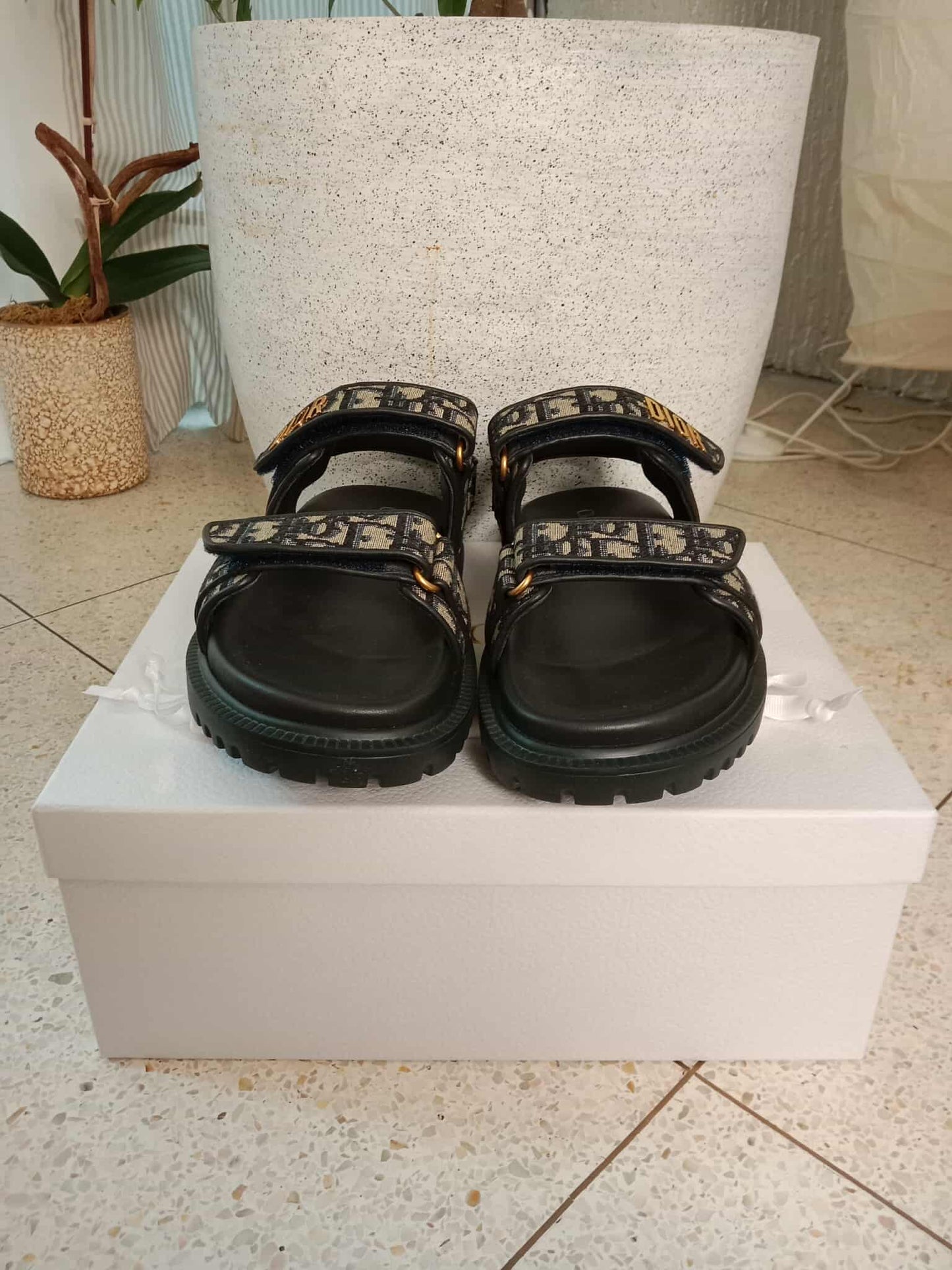 Dior Dioract Sandals Size 38