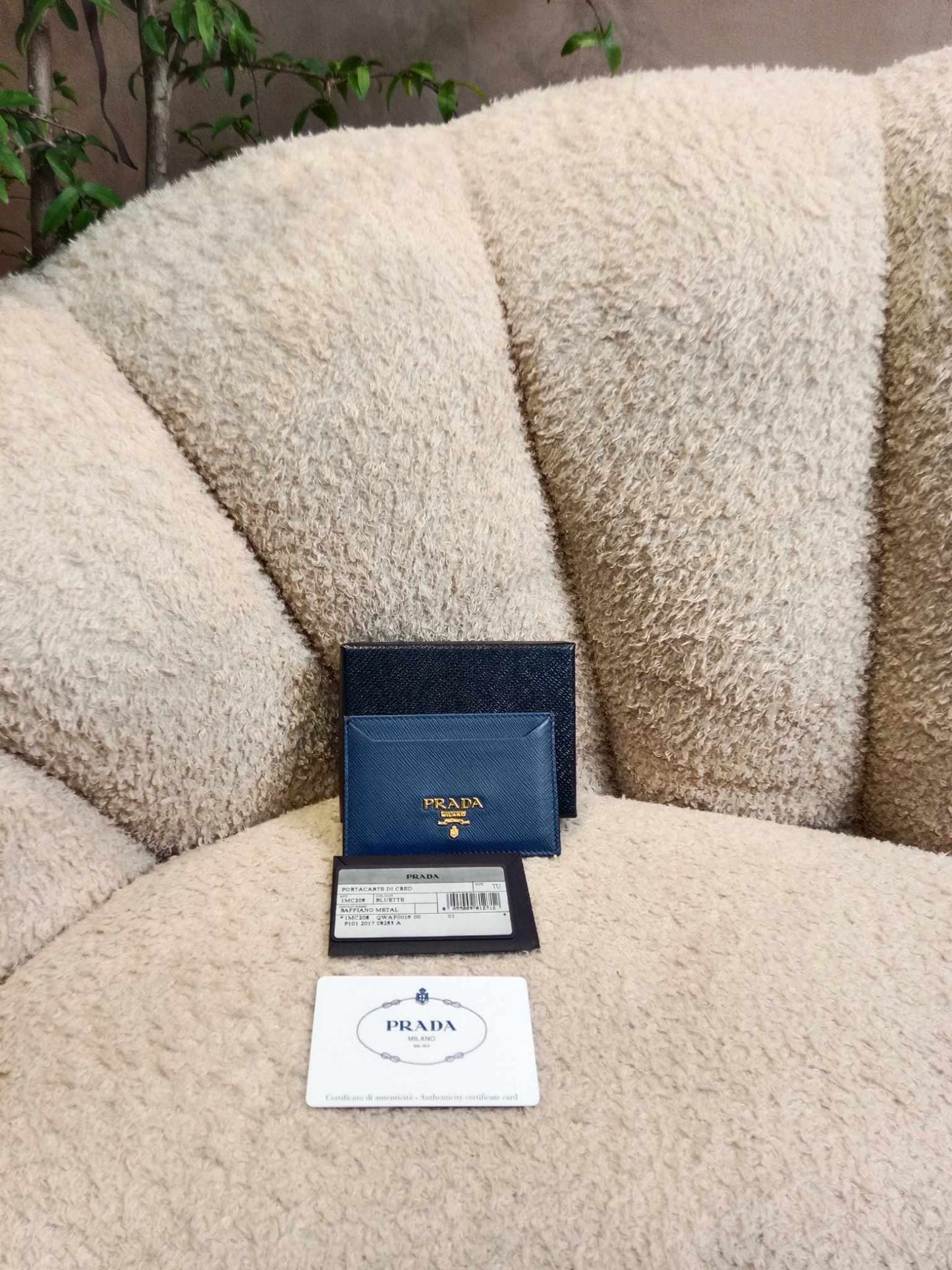 Prada Saffiano Leather Card Case