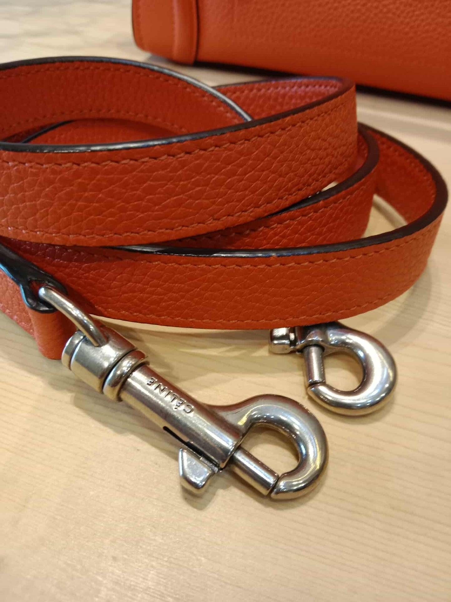 Celine Luggage Nano Red