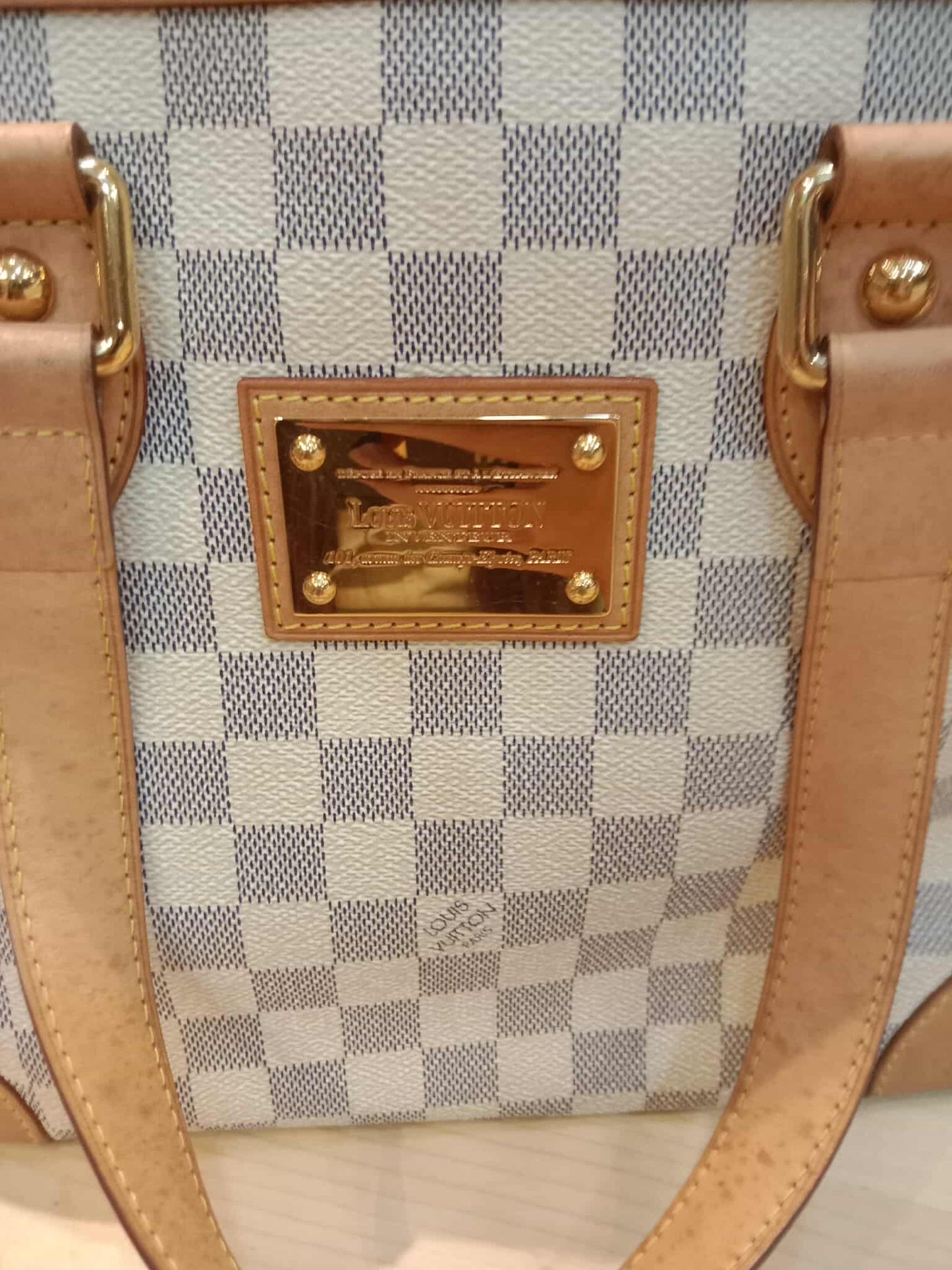 Louis Vuitton Hampstead Damier Azur PM