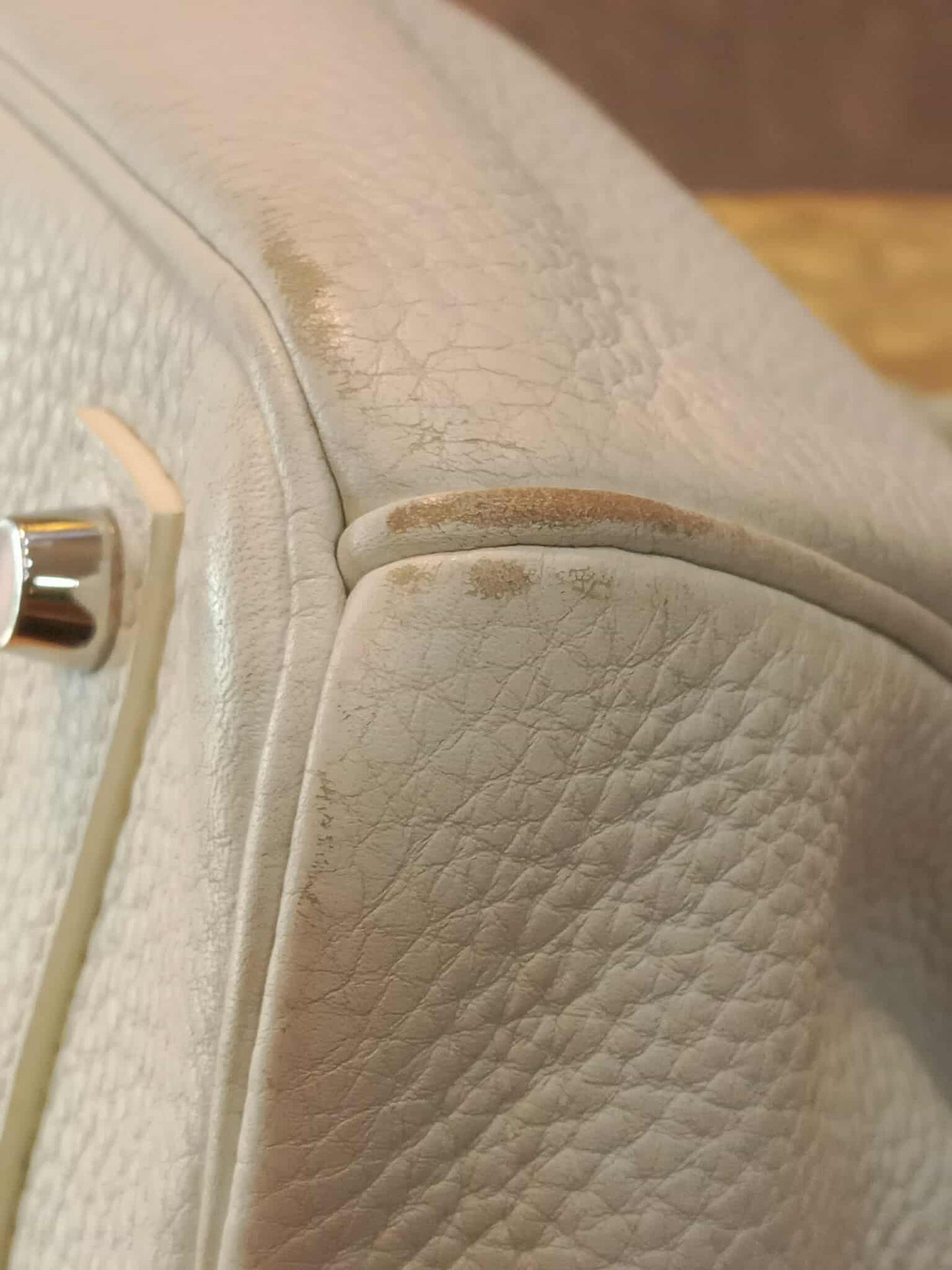 Hermes Birkin 35 White Clemence Stamp N Square 2010