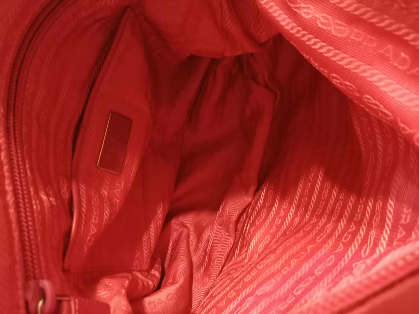 Prada Pink Tessuto Nylon/Leather Messenger Bag