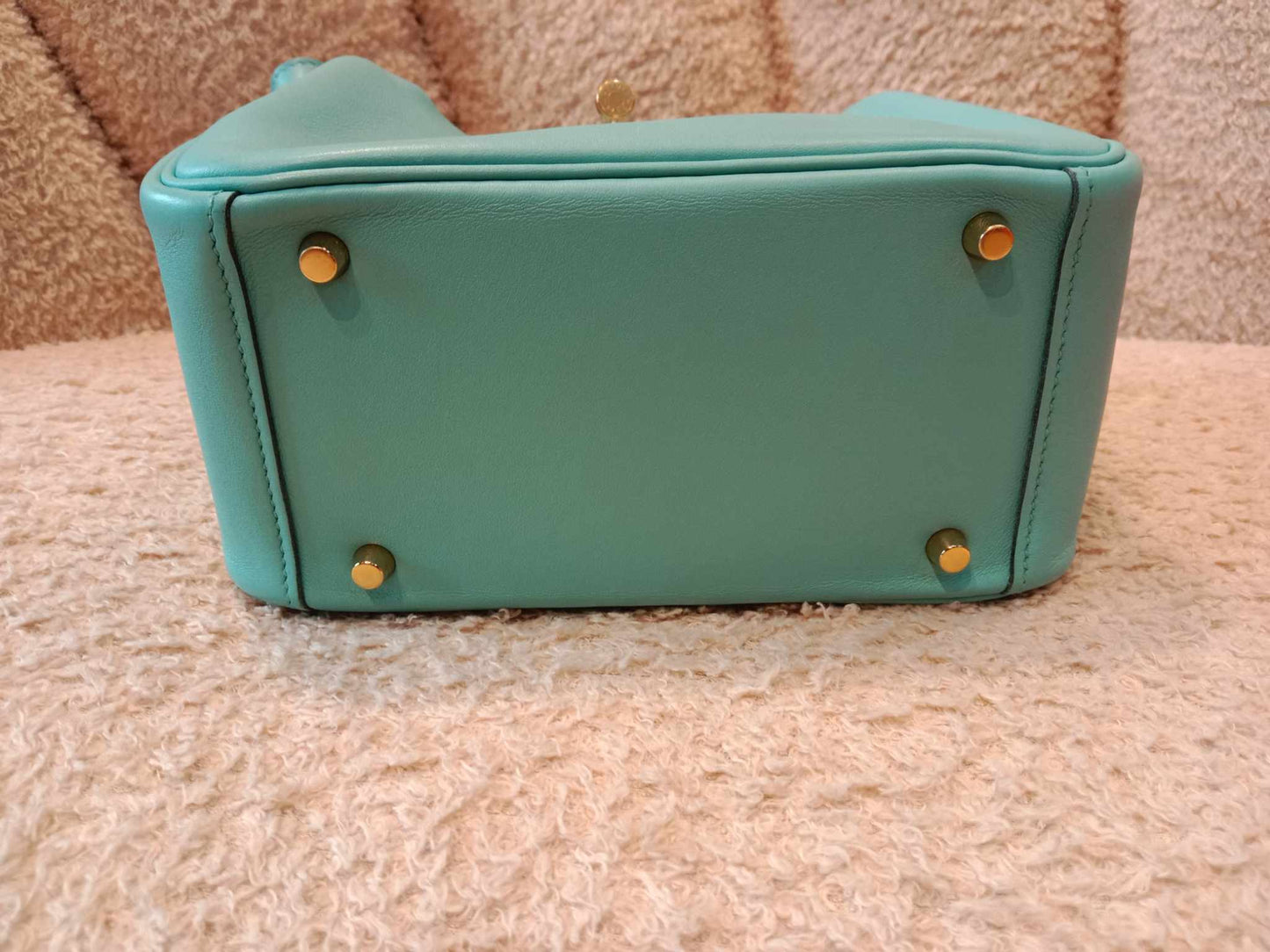 Hermes Mini Lindy Tiffany Blue Stamp Y 2020